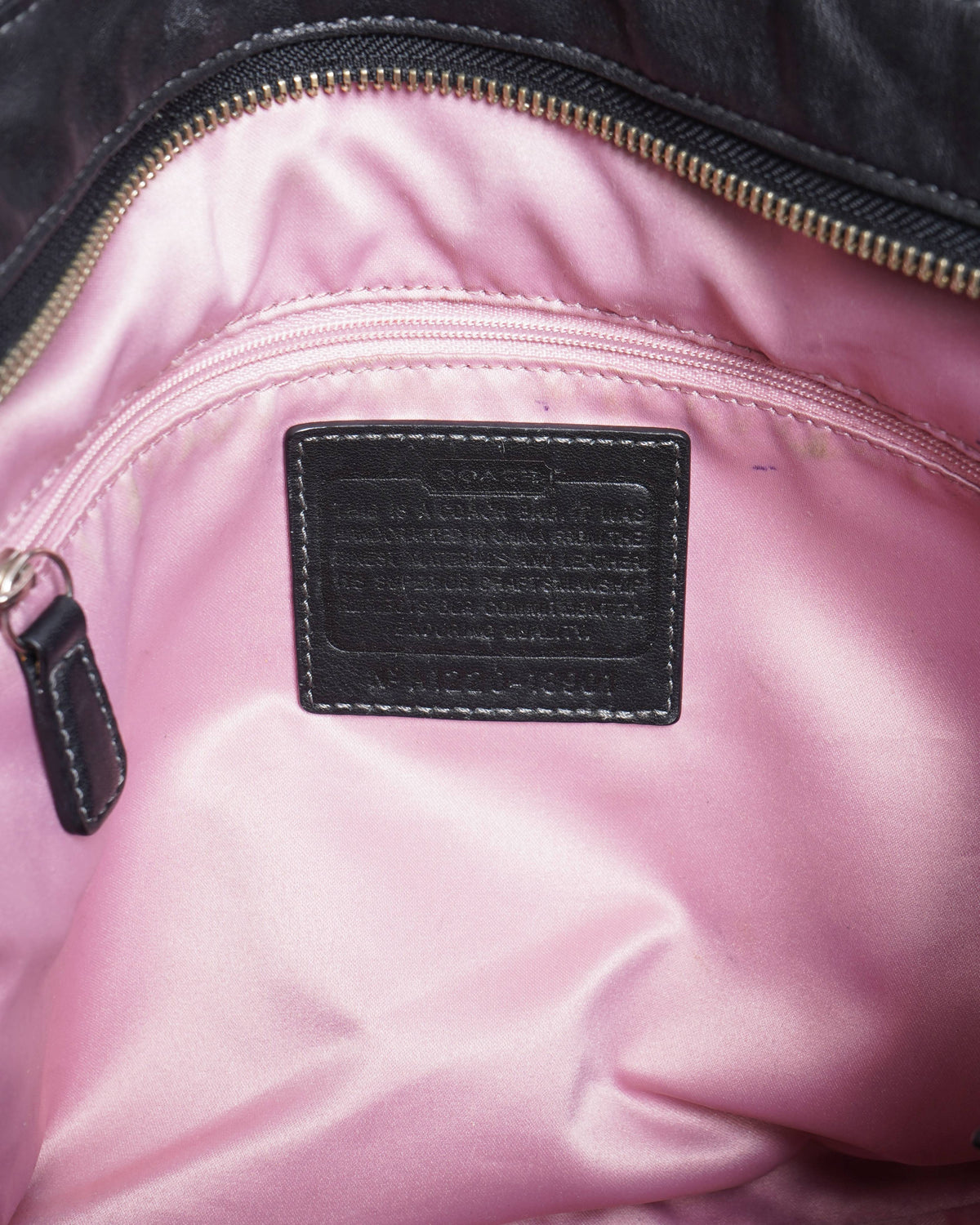 Coach Black Leather tote bag