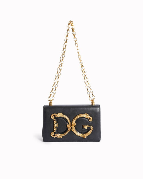 Dolce & Gabbana DG Girls leather Shoulder Bag