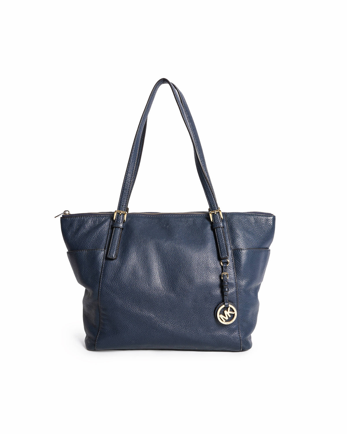 Michael Kors Midnight Navy Pebbled Leather Tote