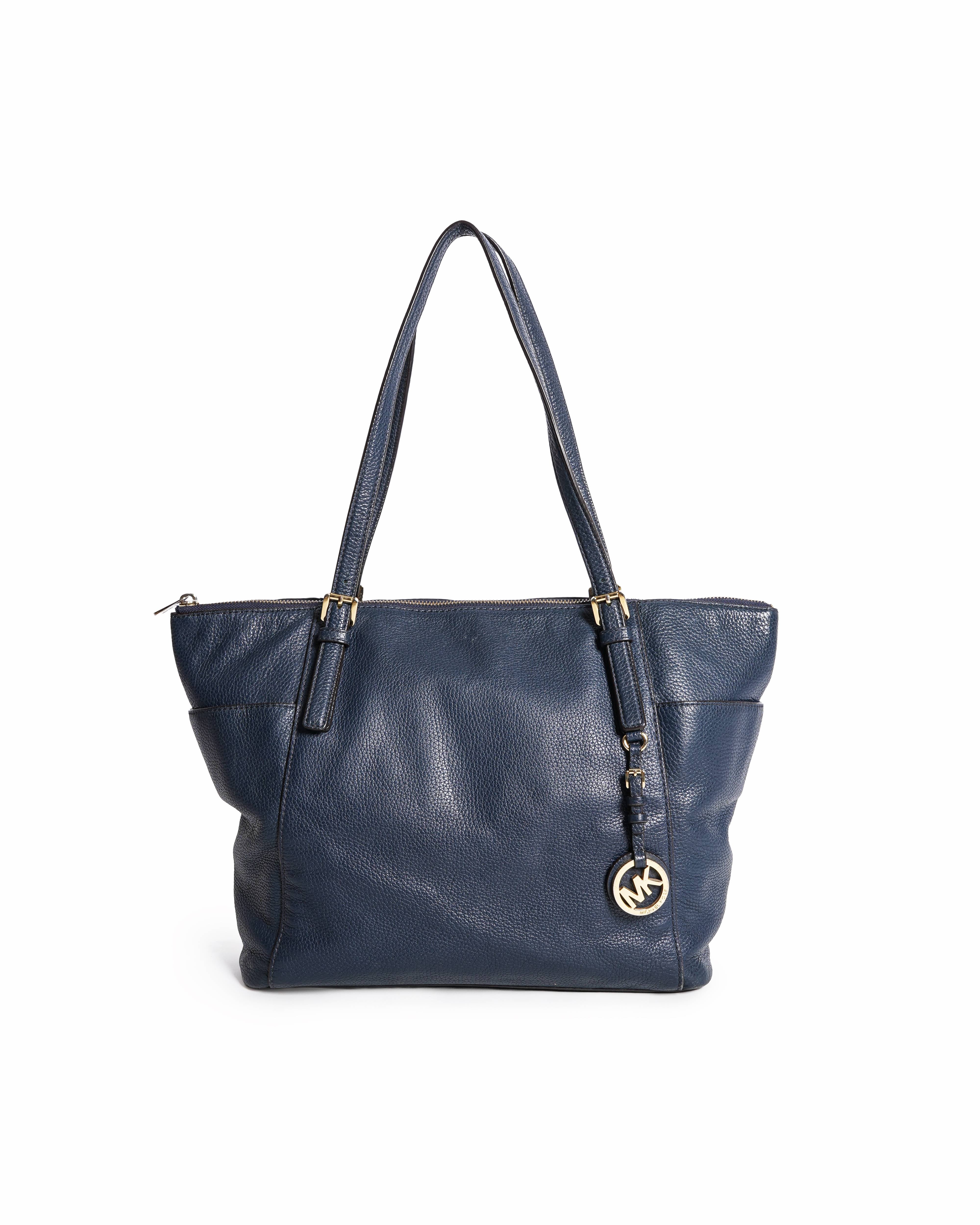 Michael Kors Midnight Navy Pebbled Leather Tote