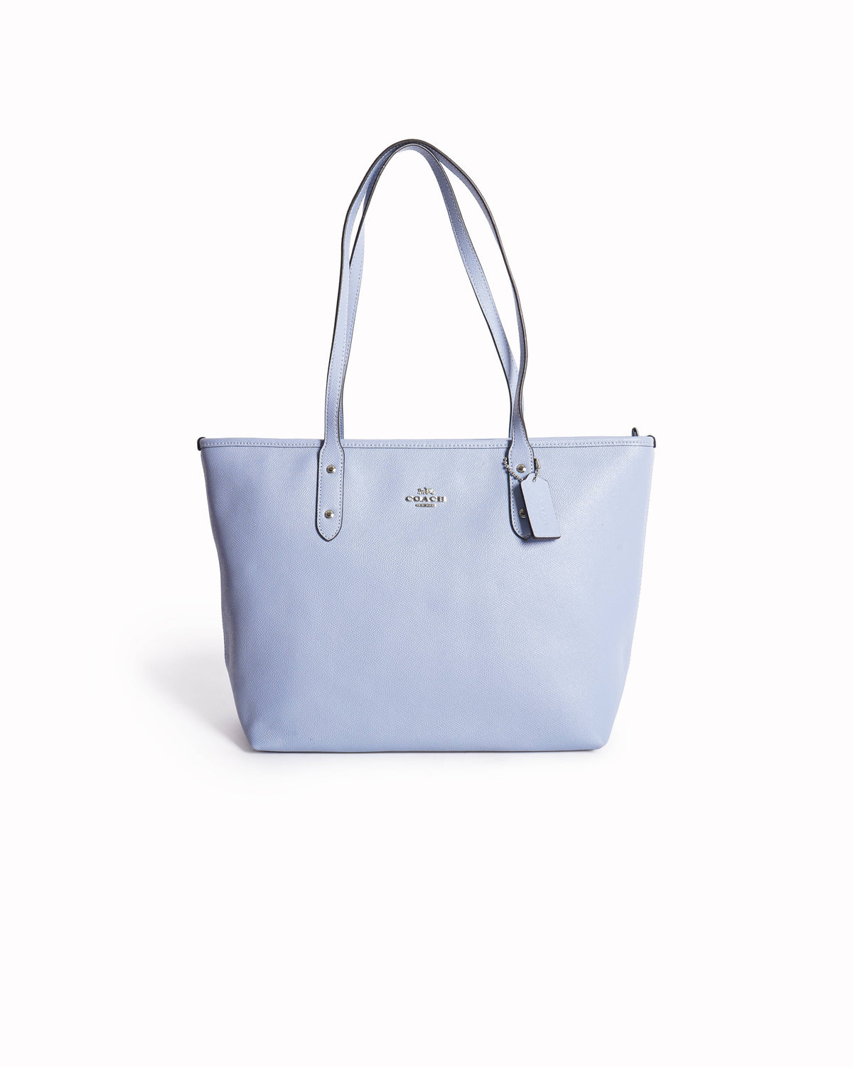 Coach City Tote In Slate Blue