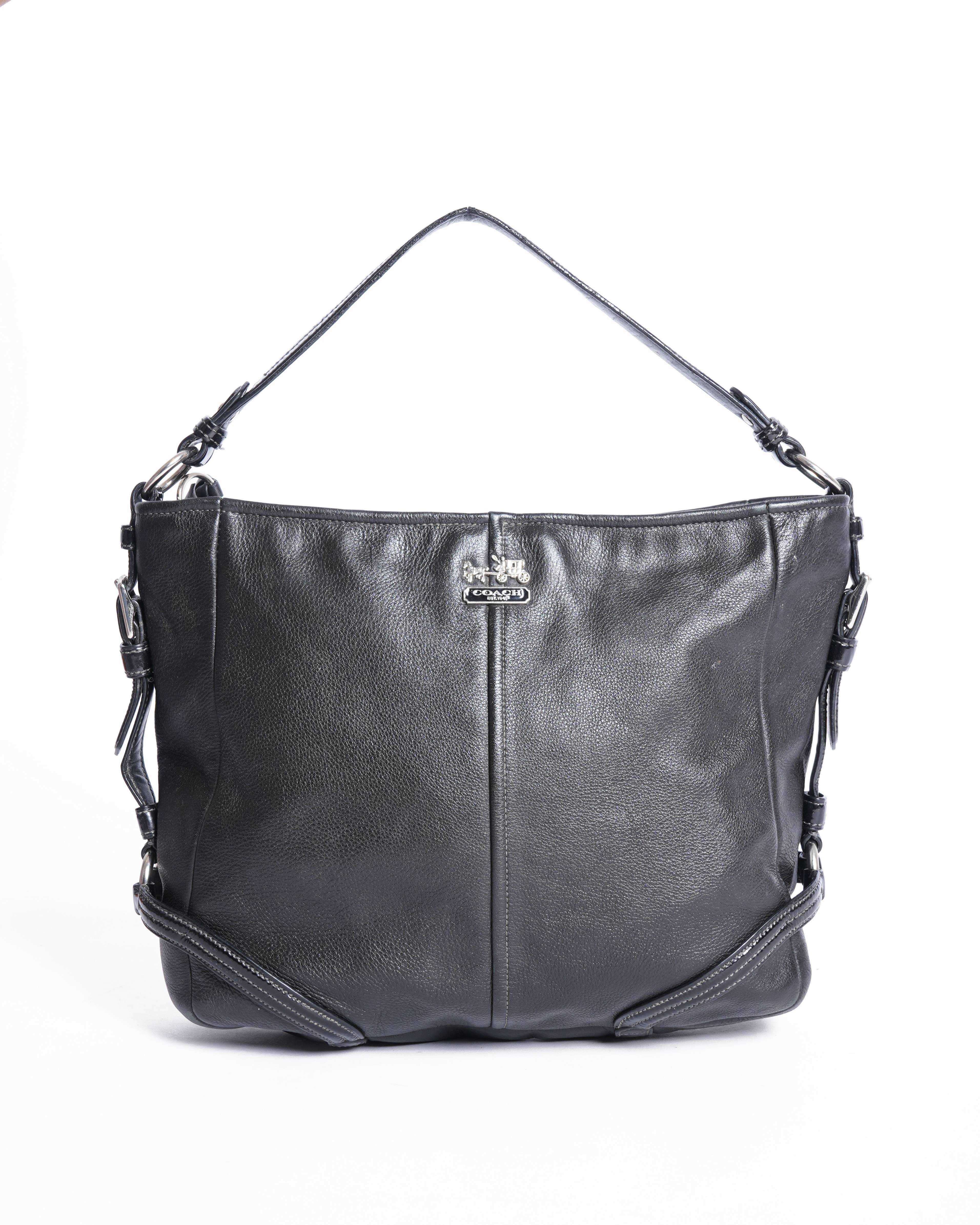 Coach Black Leather tote bag