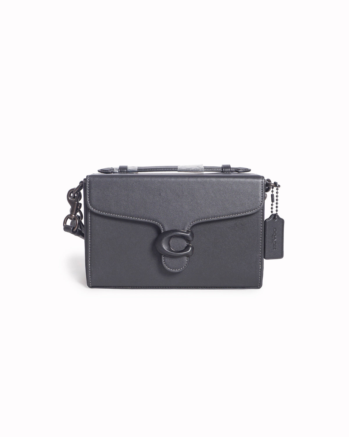Coach Black Leather Tabby Shoulder Bag