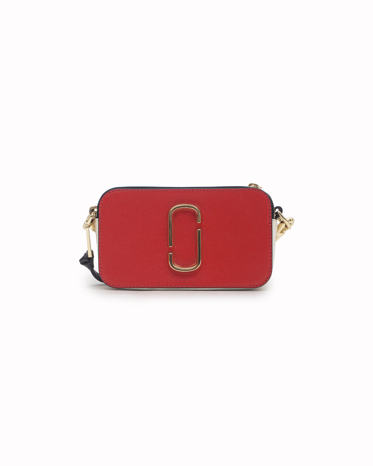 Marc Jacobs Red Saffiano Leather The Americana Snapshot Bag