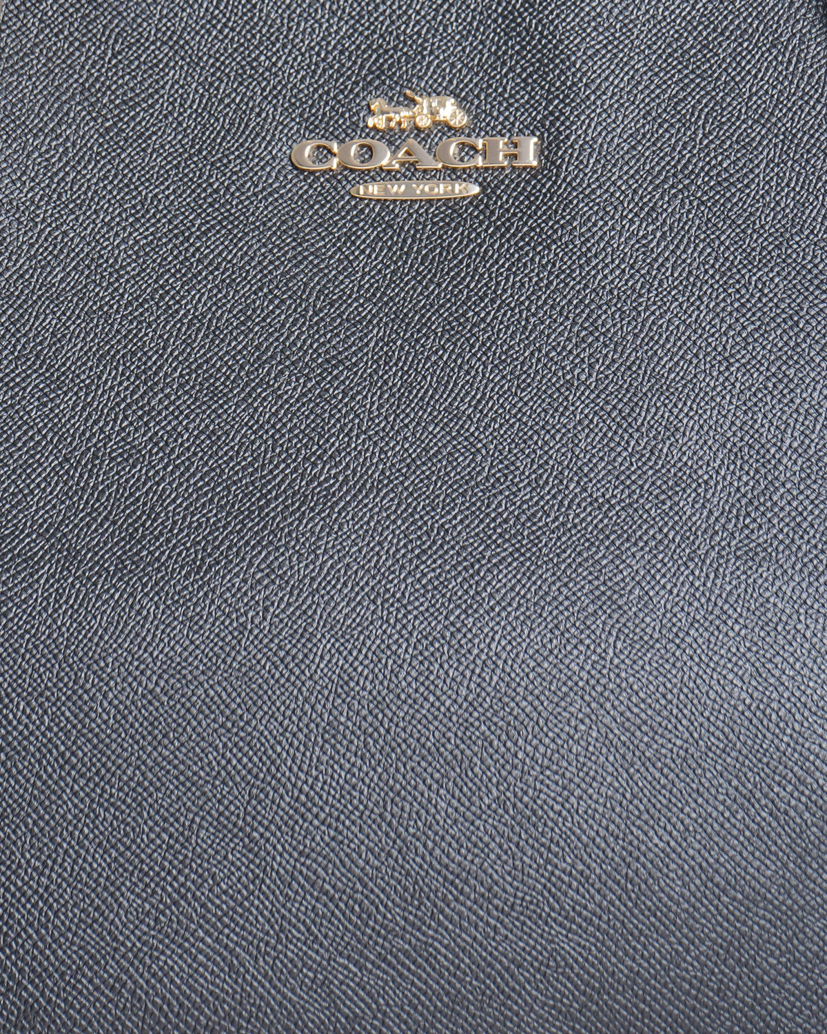 New Coach Gallery Leather Tote In Black