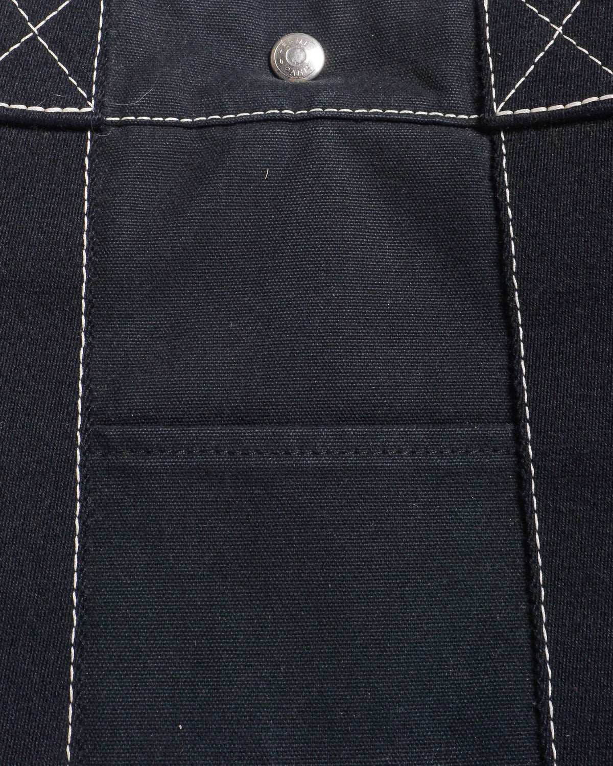 Hermès Black Canvas Fourre Tout Tote Bag