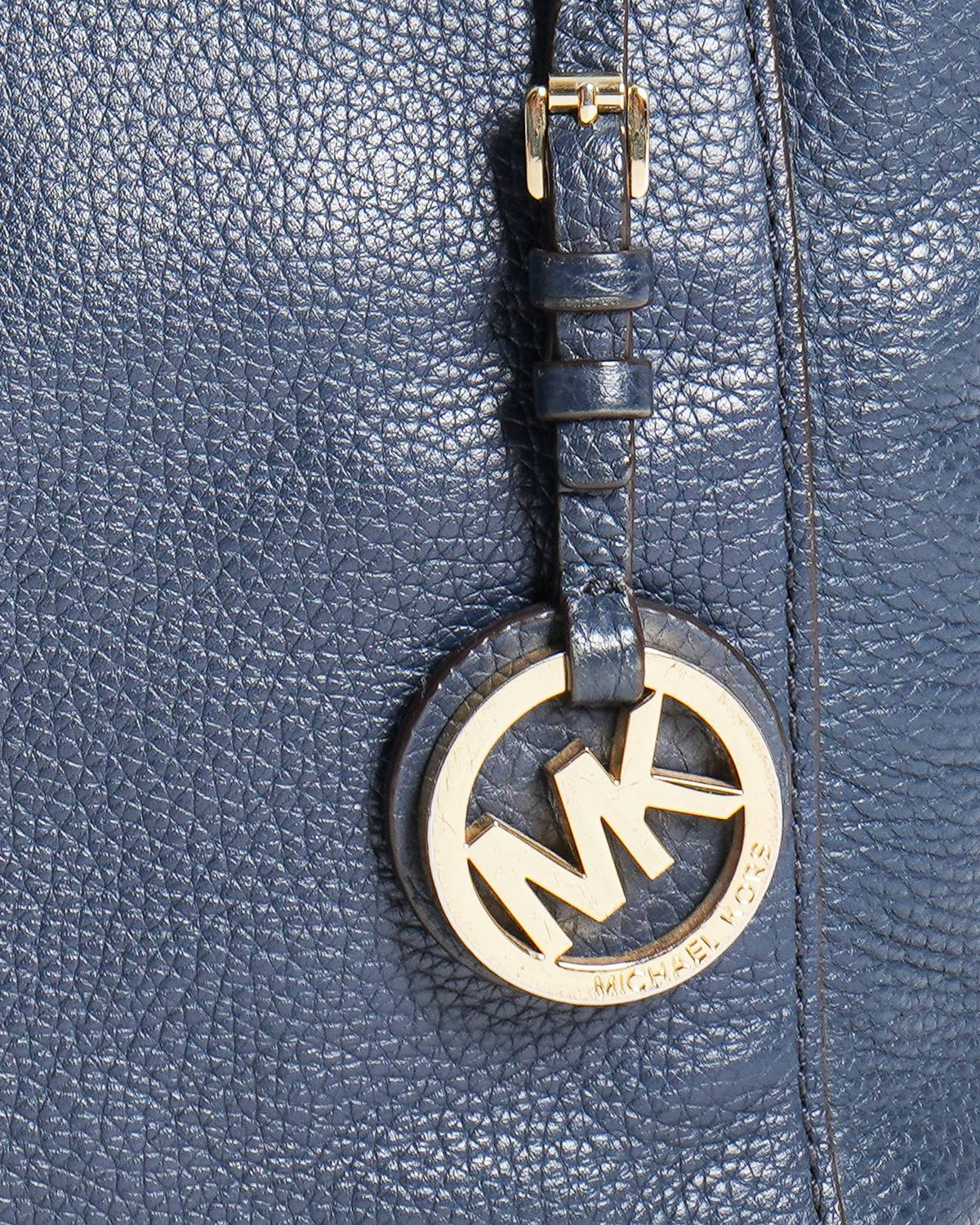 Michael Kors Midnight Navy Pebbled Leather Tote