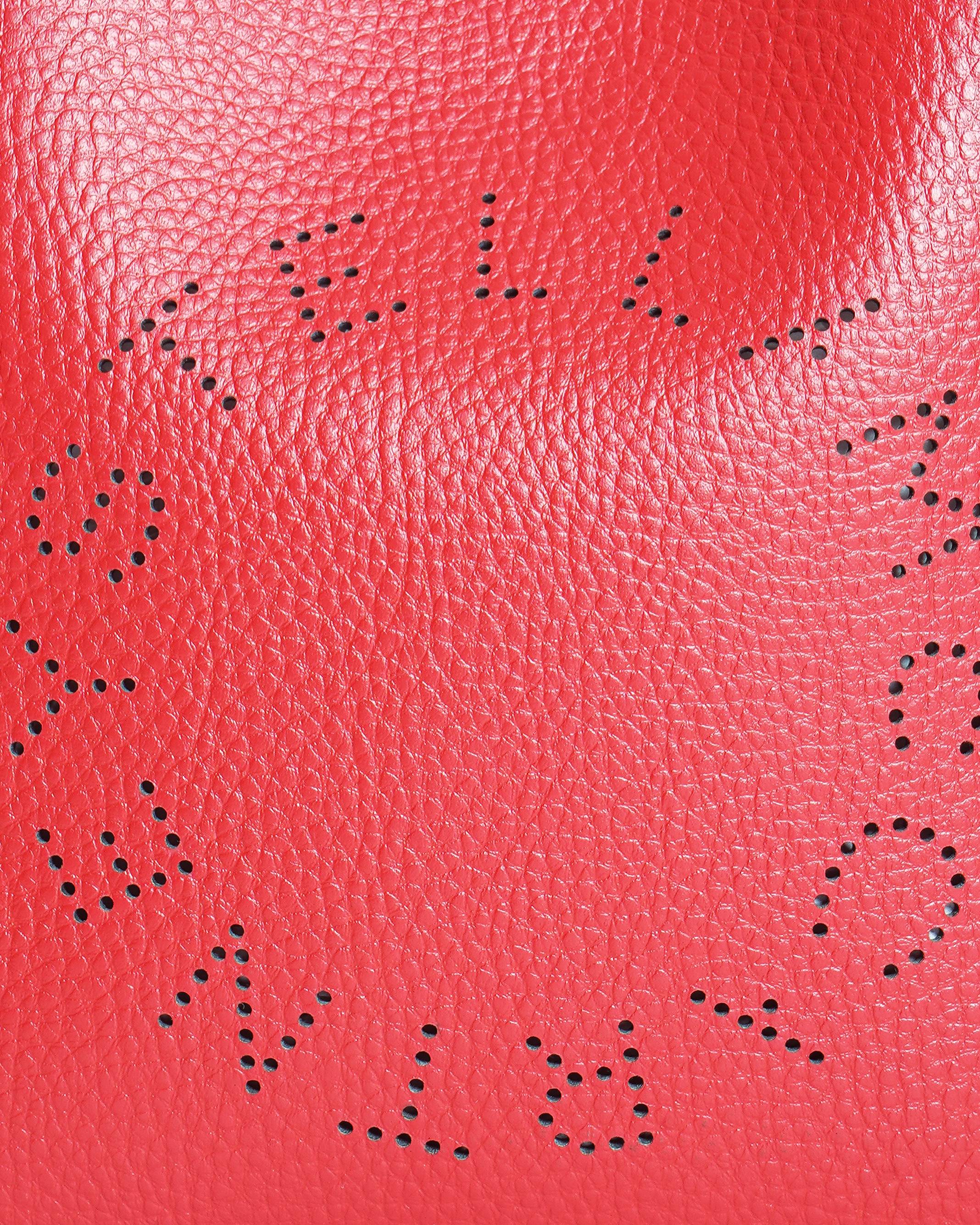 Stella McCartney Logo Embossed Grainy Medium Crossbody Bag