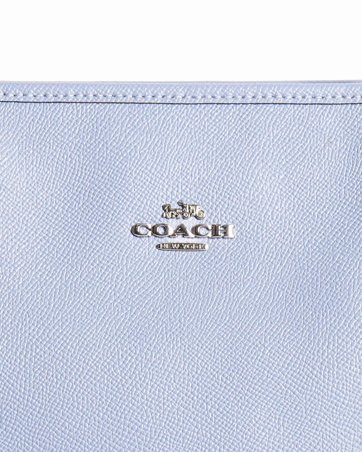 Coach City Tote In Slate Blue
