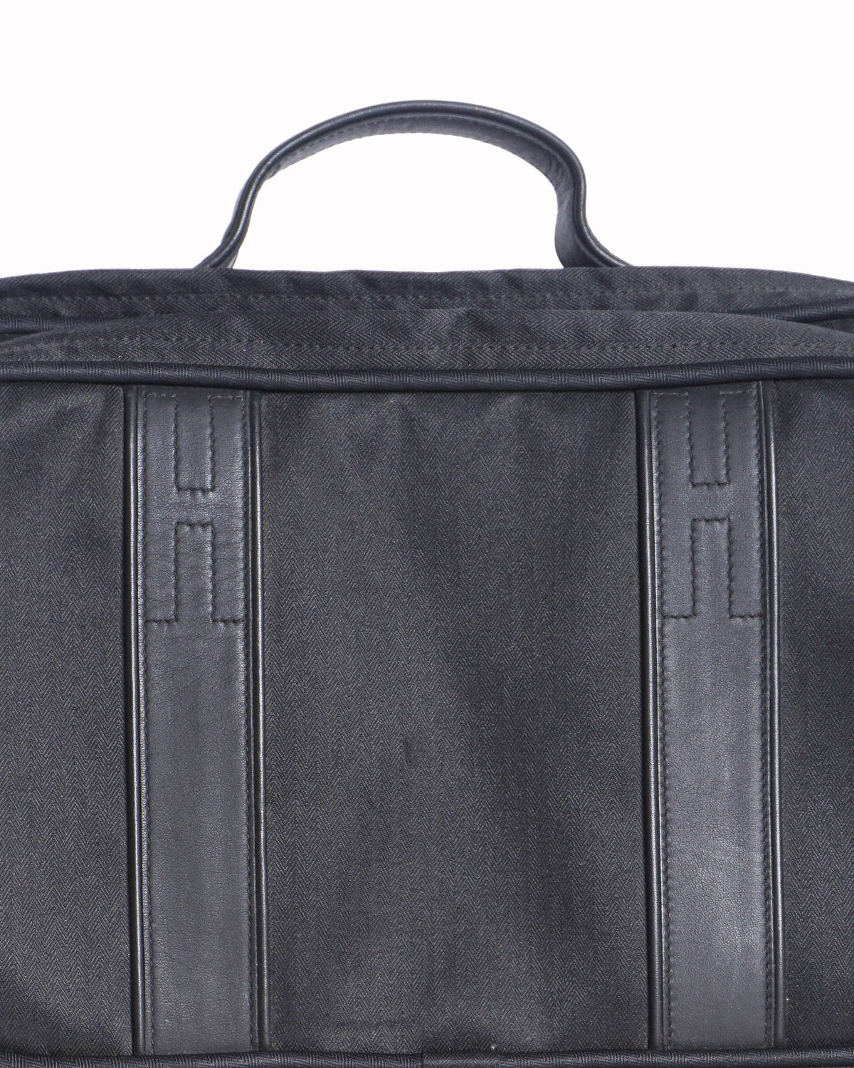 Hermès Citynews Rolling Suitcase 55 Black Canvas