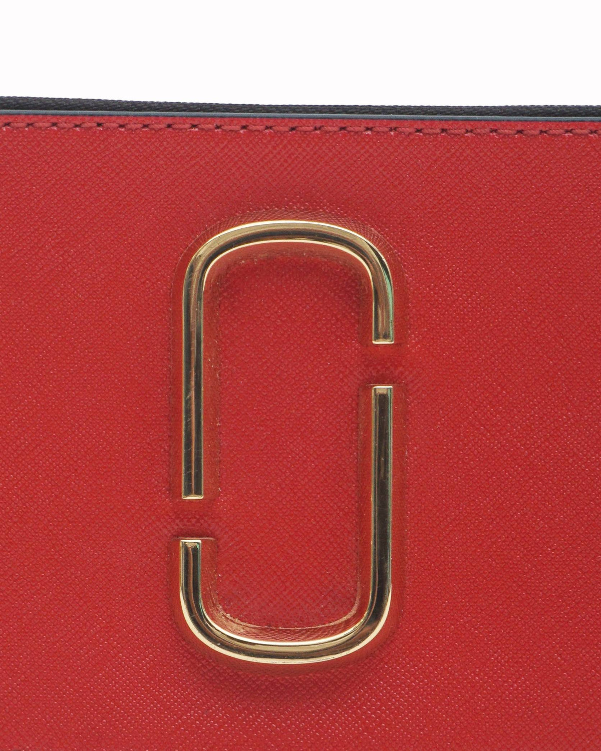 Marc Jacobs Red Saffiano Leather The Americana Snapshot Bag