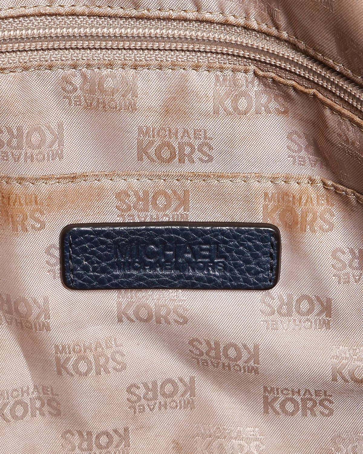 Michael Kors Midnight Navy Pebbled Leather Tote