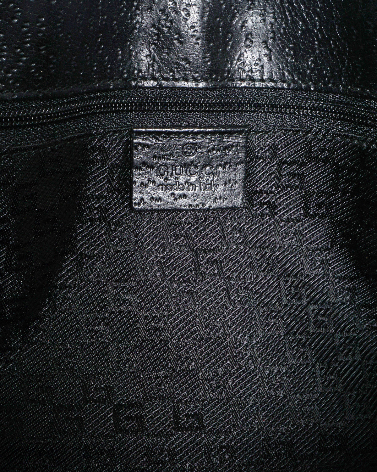 Gucci Vintage Dark Brown Canvas Jackie Small Handbag