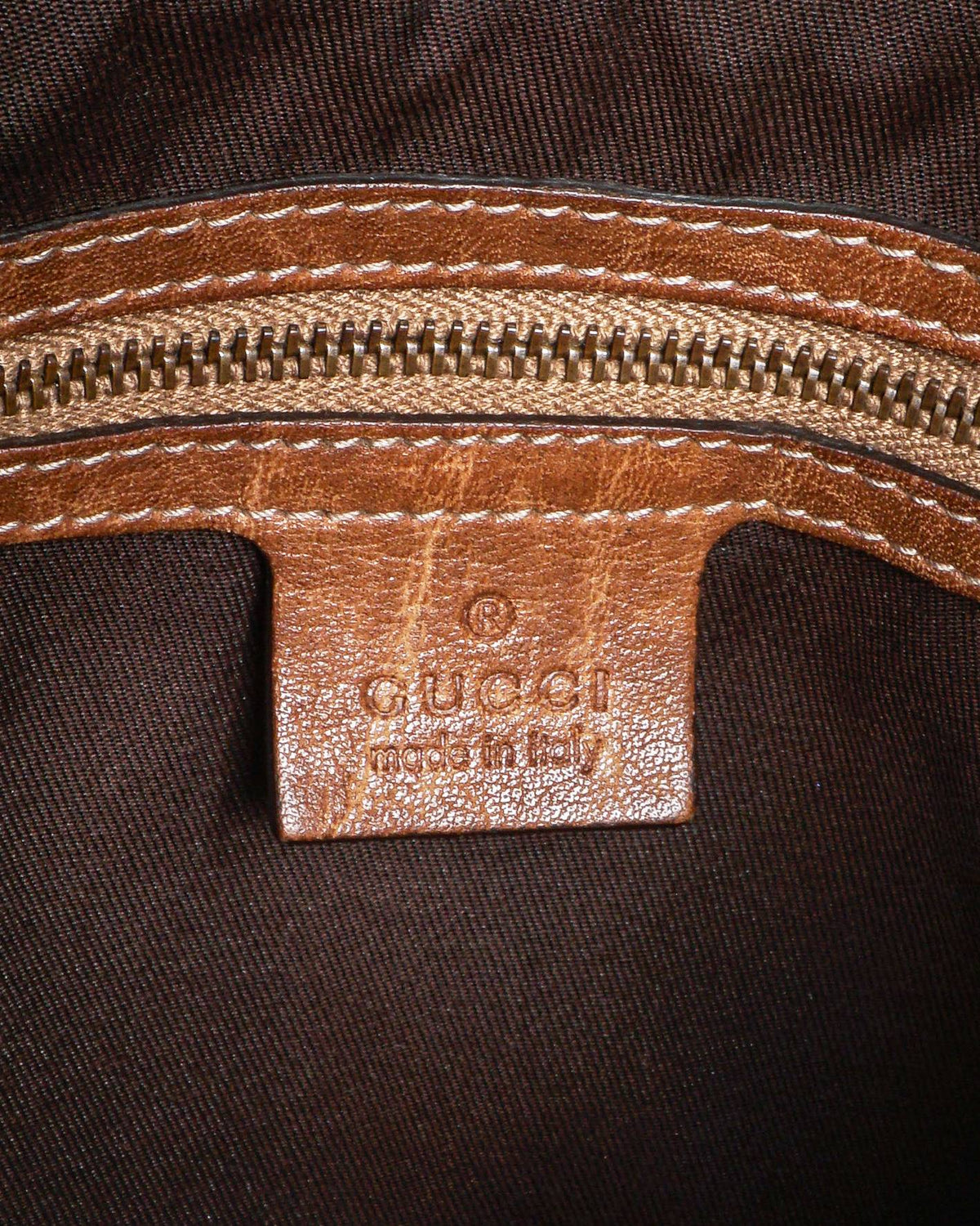 Gucci Pelham Beige GG Canvas & Leather Horsebit Bag