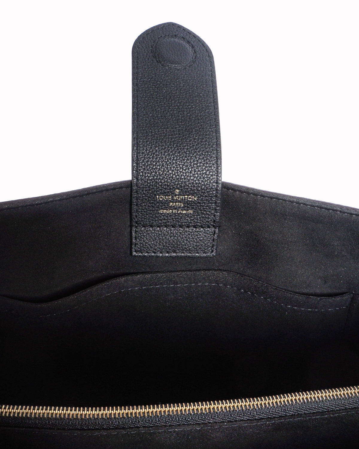 Louis Vuitton Riverside Damier Ebene Leather Tote Bag