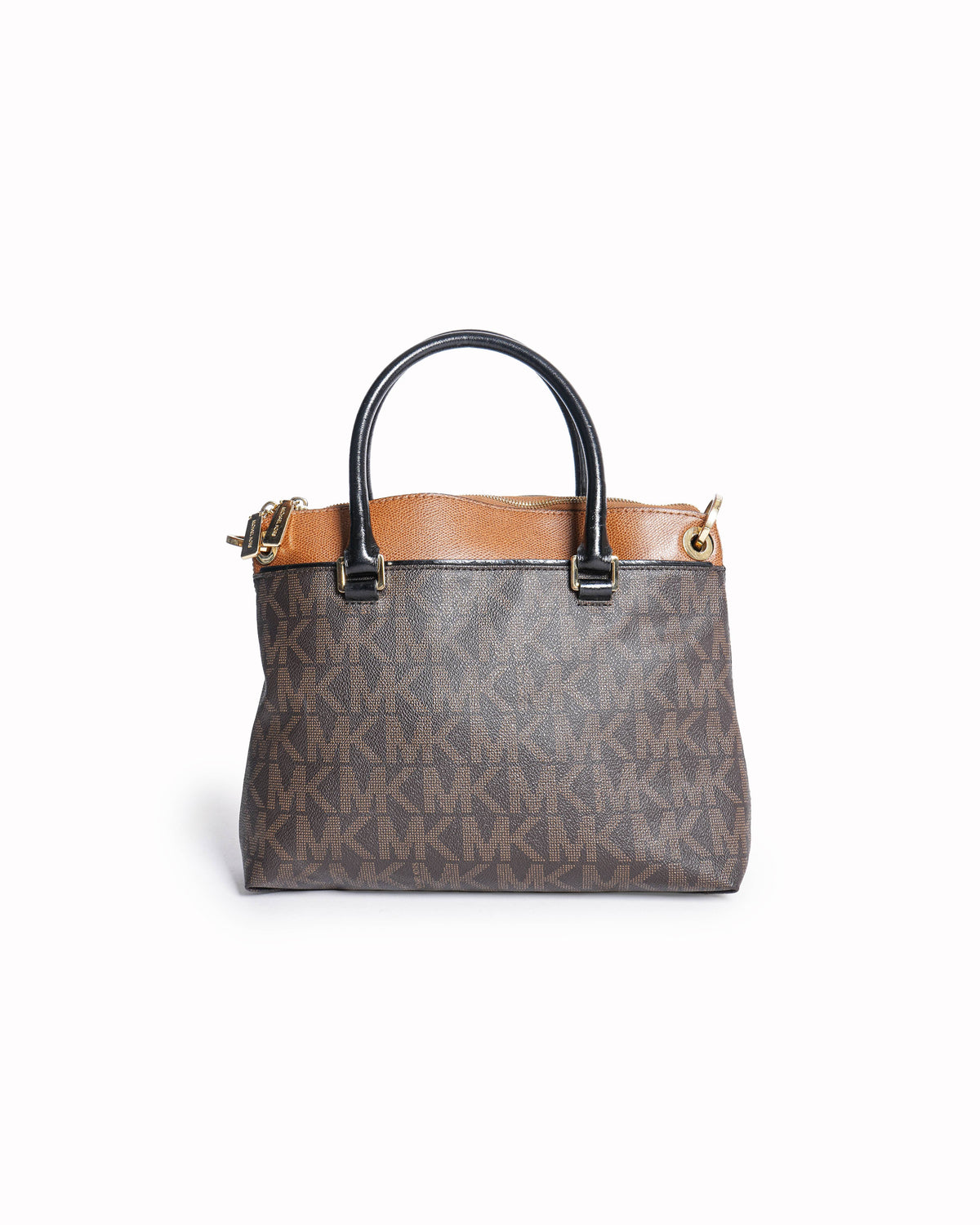 Michael Kors Aubrey Medium Satchel Brown