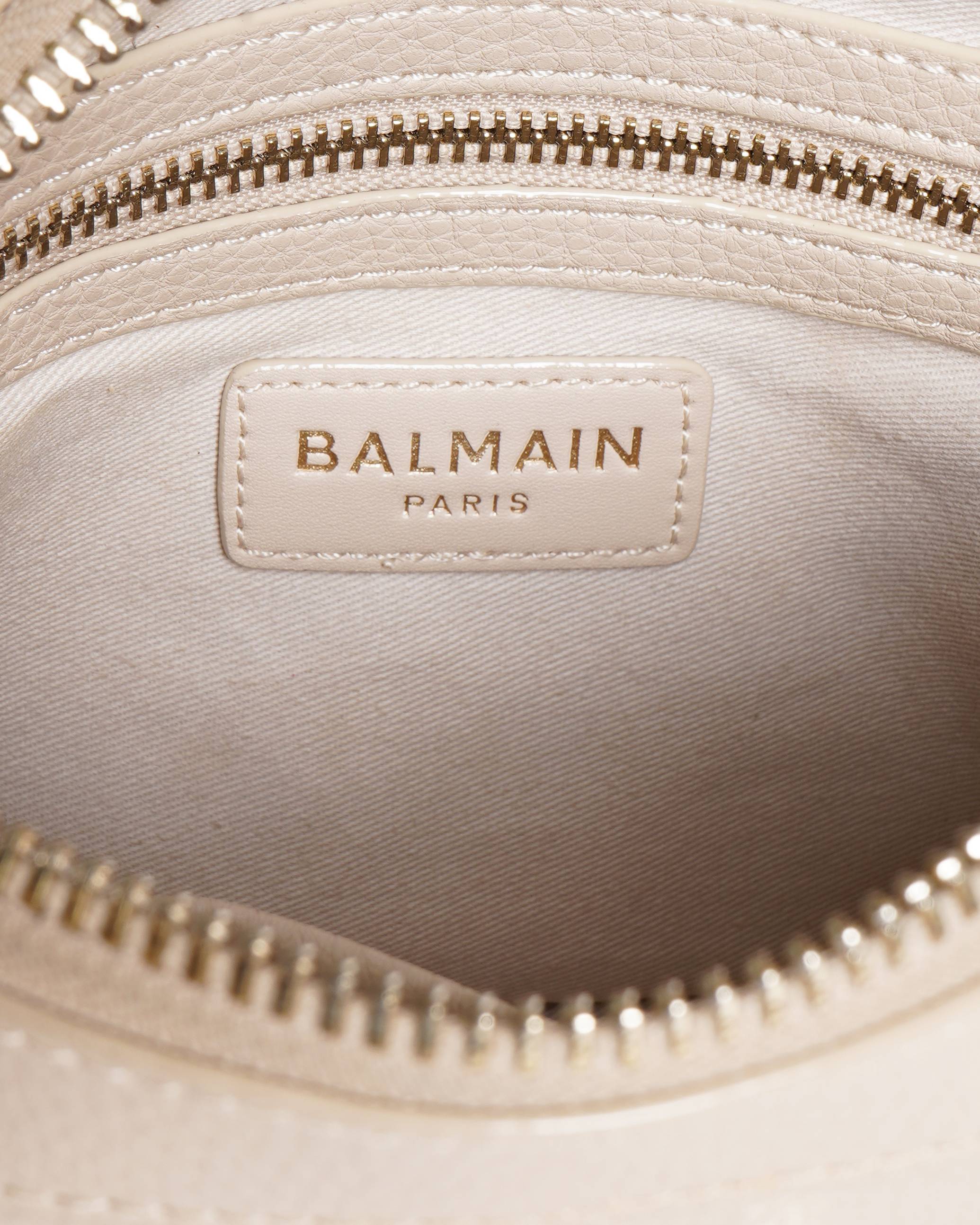 Balmain Crossbody Bag In Beige