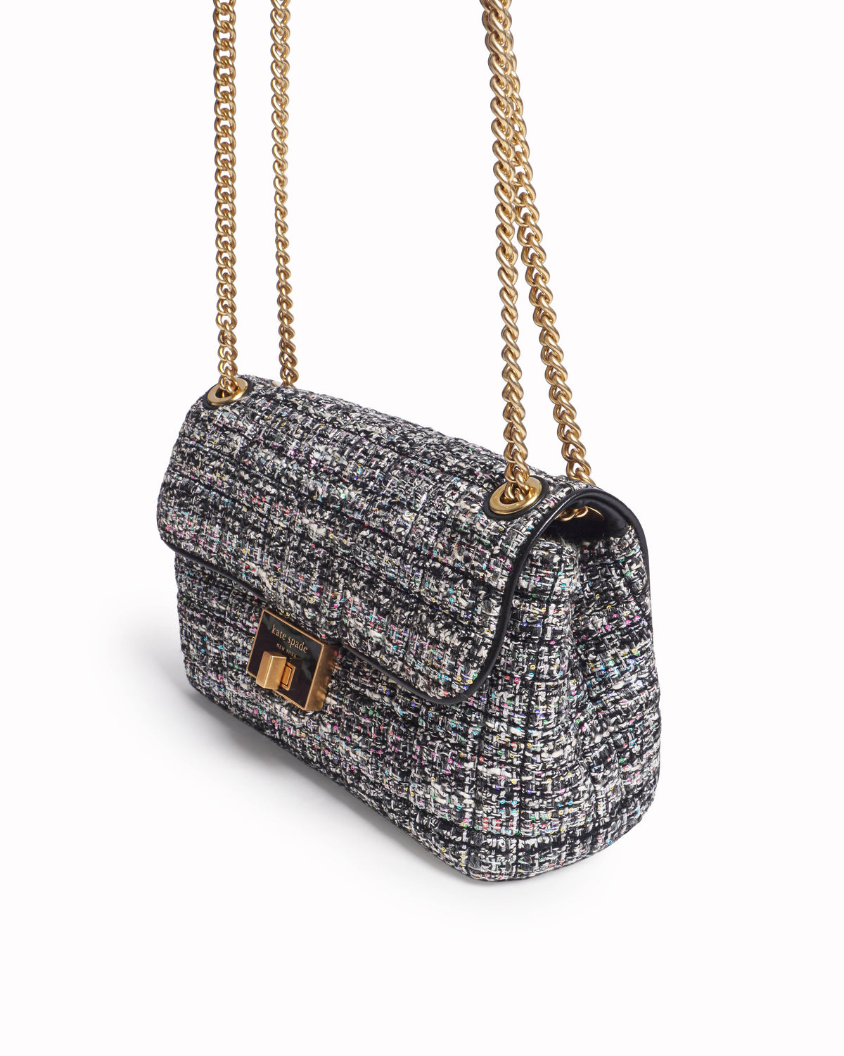 Kate Spade Evelyn Tweed Medium Convertible Shoulder Bag
