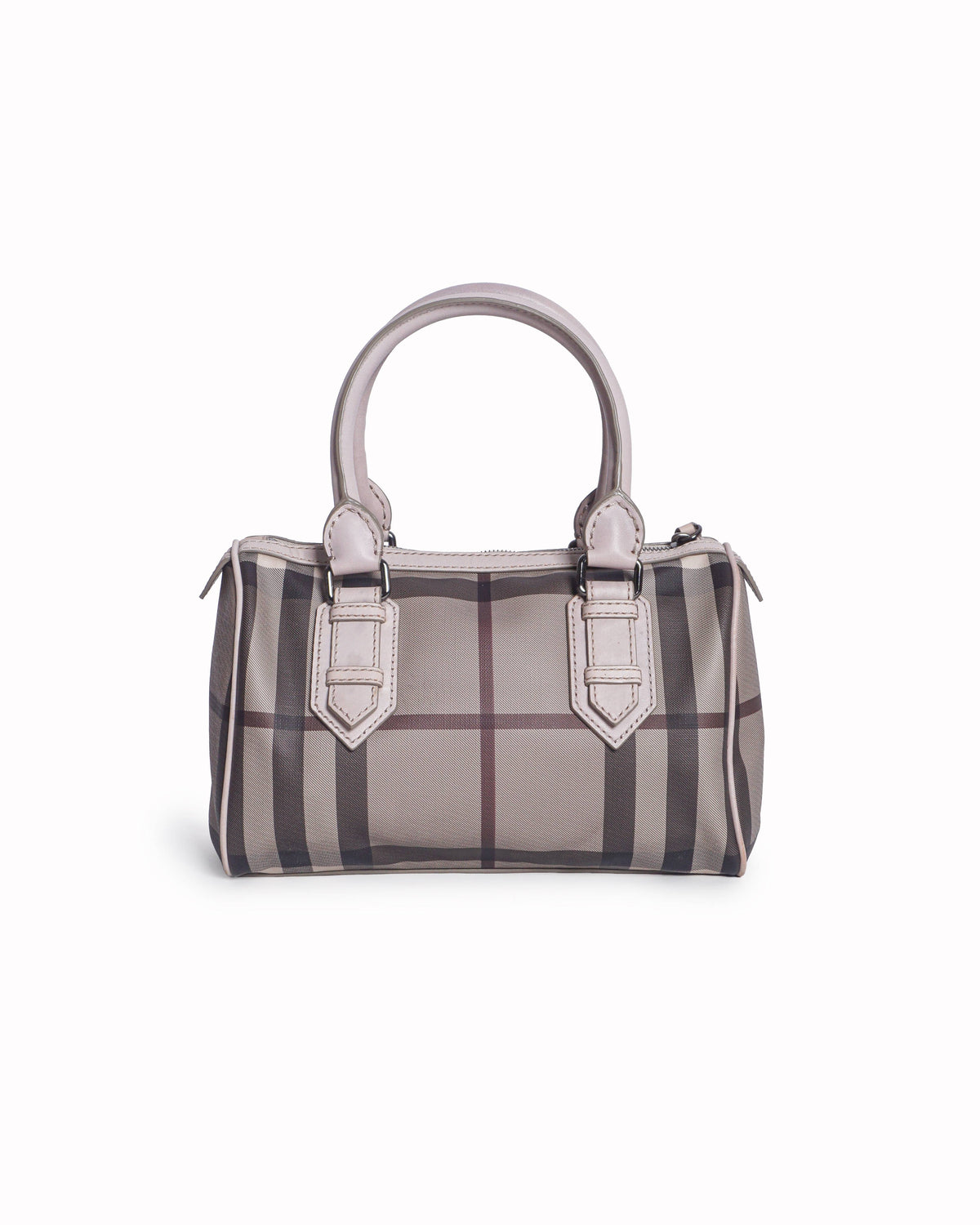 Burberry Smoked Check Chester Bowling Bag