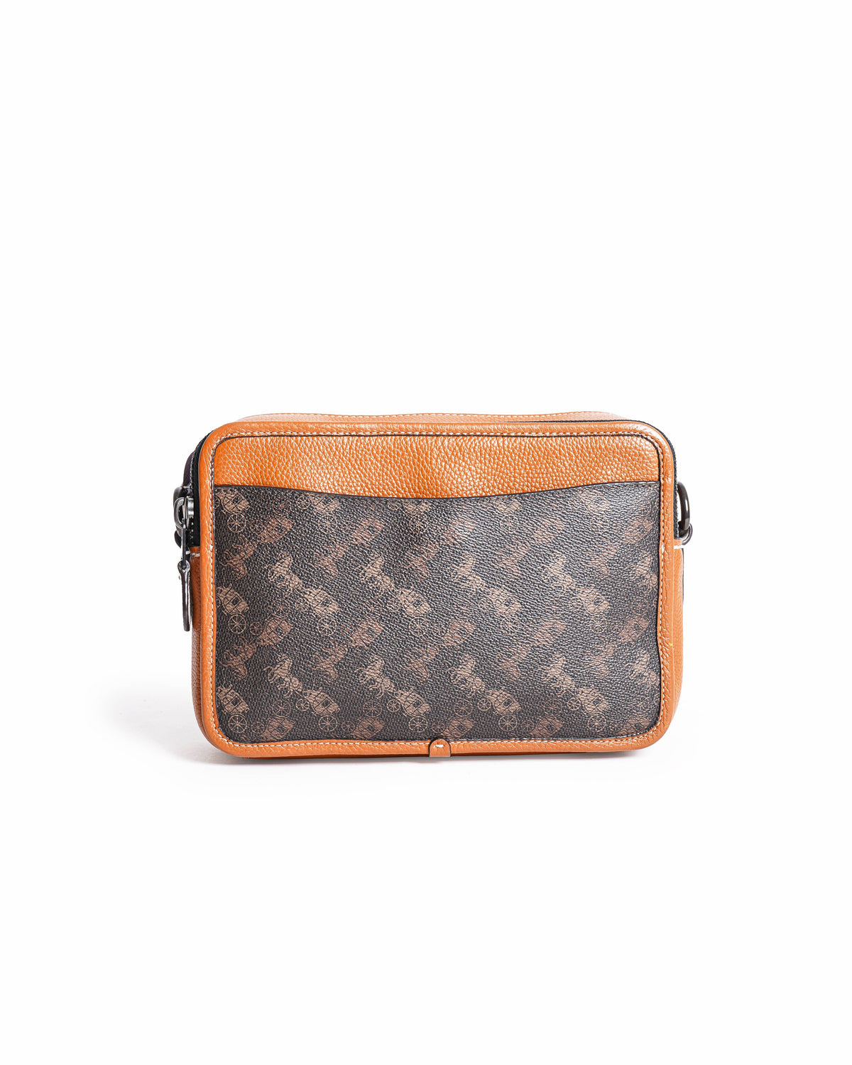 Coach Carriage Print Crossbody Bag with Adjustable Strap