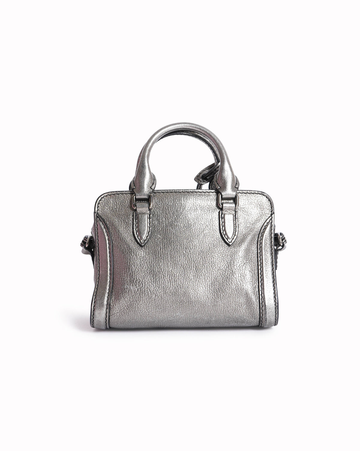 Alexander McQueen Metallic Leather Crossbody Bag