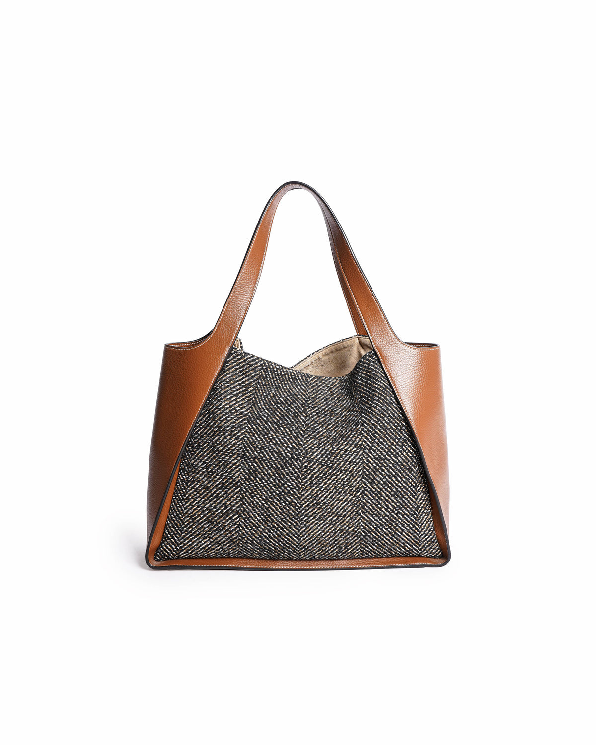 Stella McCartney 
stella logo herringbone tote bag
