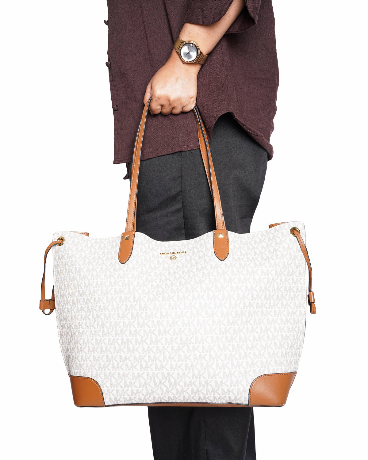 Michael Kors Jet Set Monogram Tote