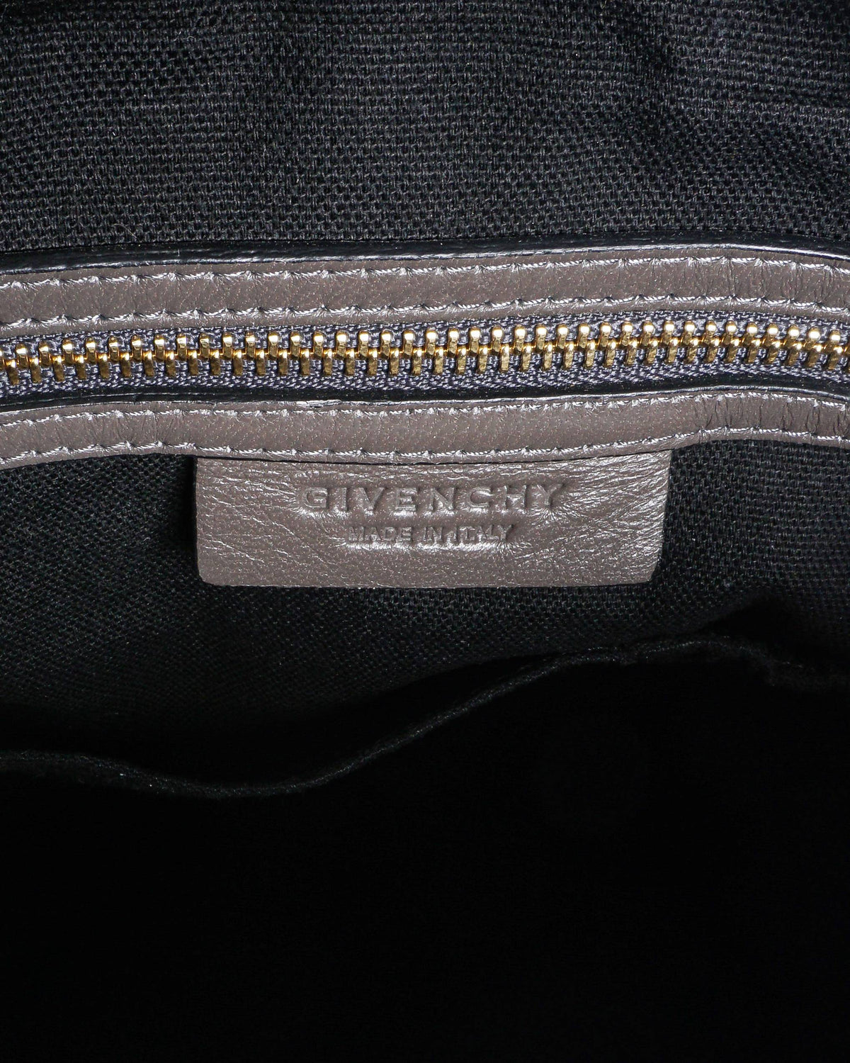 Givenchy Taupe Pepe Crinkled Leather Medium Pandora Bag