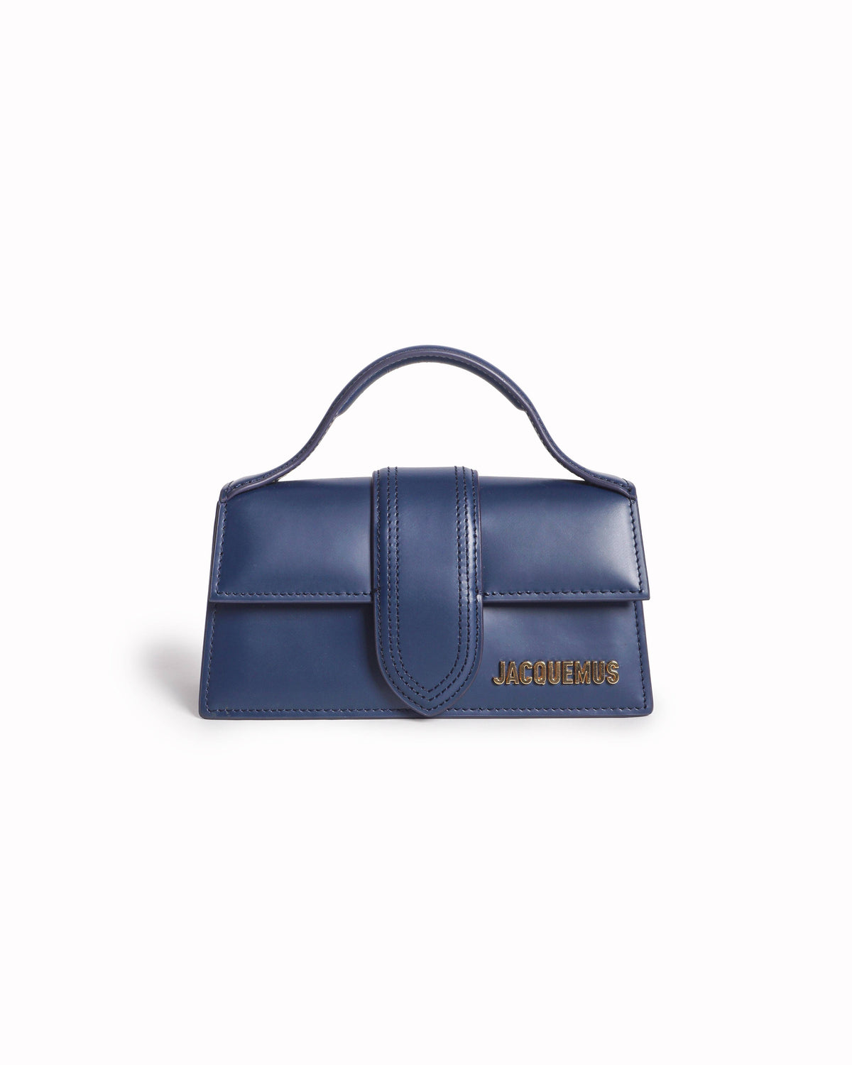 Jacquemus Le Grand Bambino Navy Blue Leather Mini Shoulder Bag