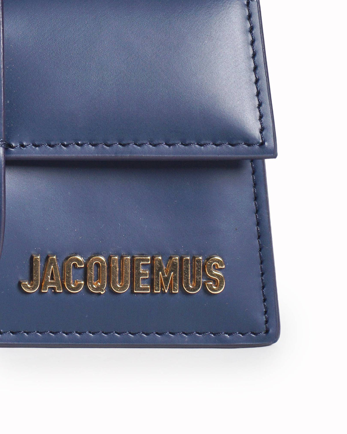 Jacquemus Le Grand Bambino Navy Blue Leather Mini Shoulder Bag