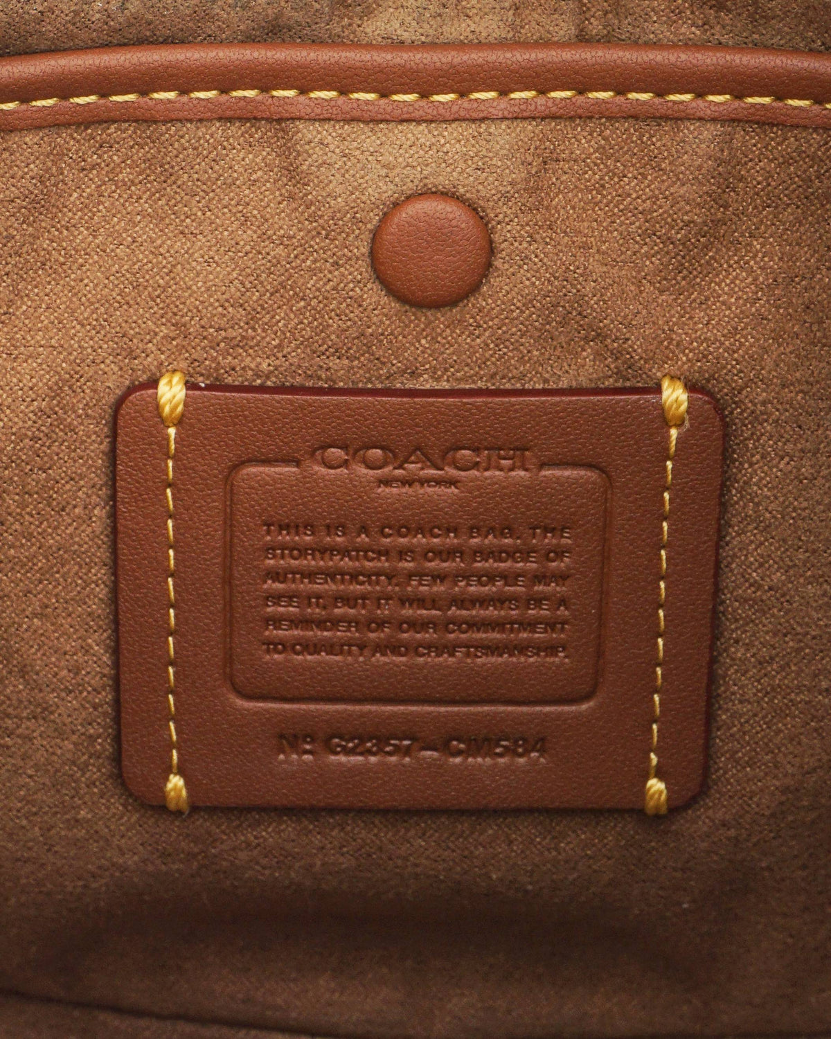 Coach Horse and Carriage Print Canvas Mira Crescent Shoulder Bag