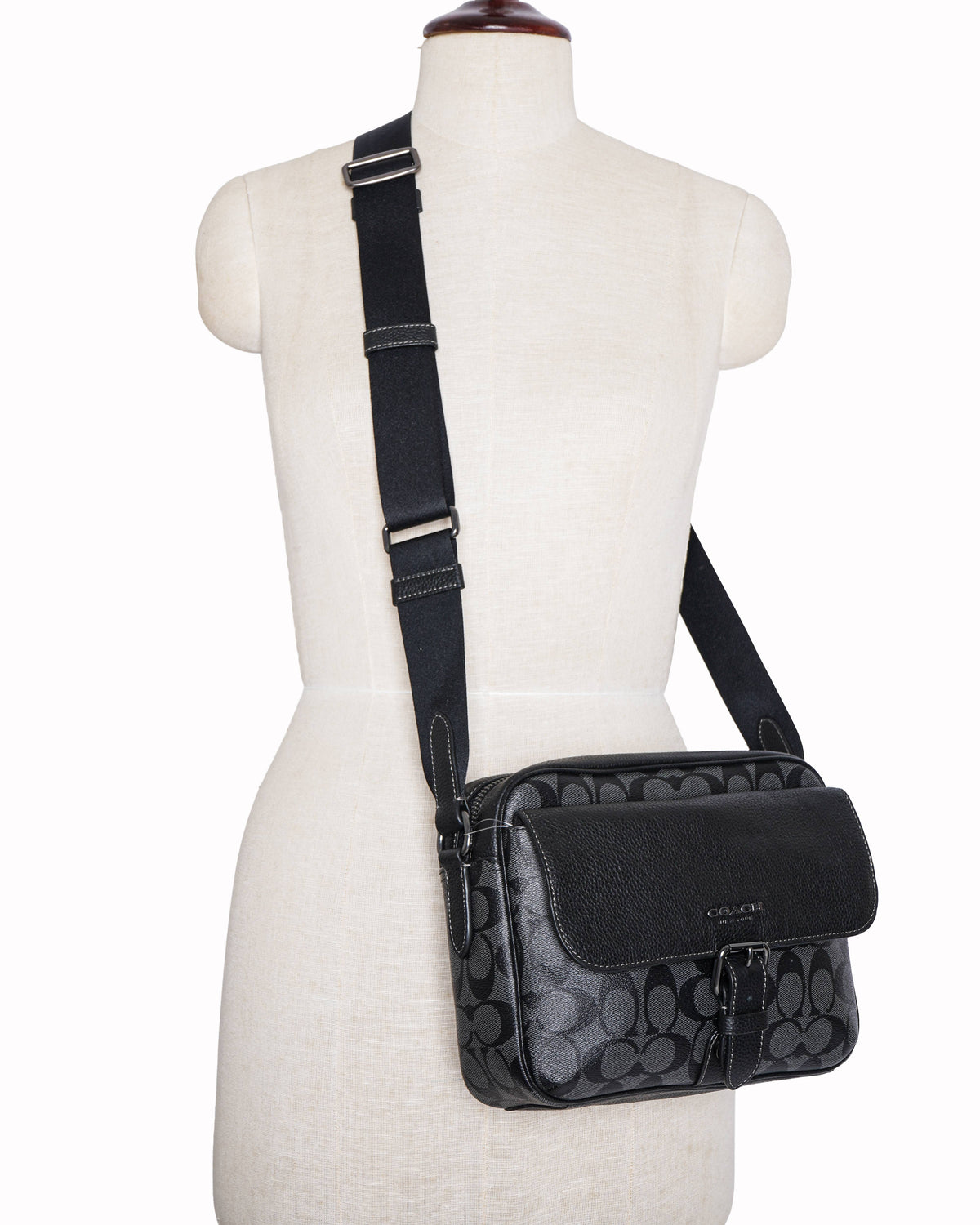 Coach Hudson Crossbody Bag In Signature Canvas