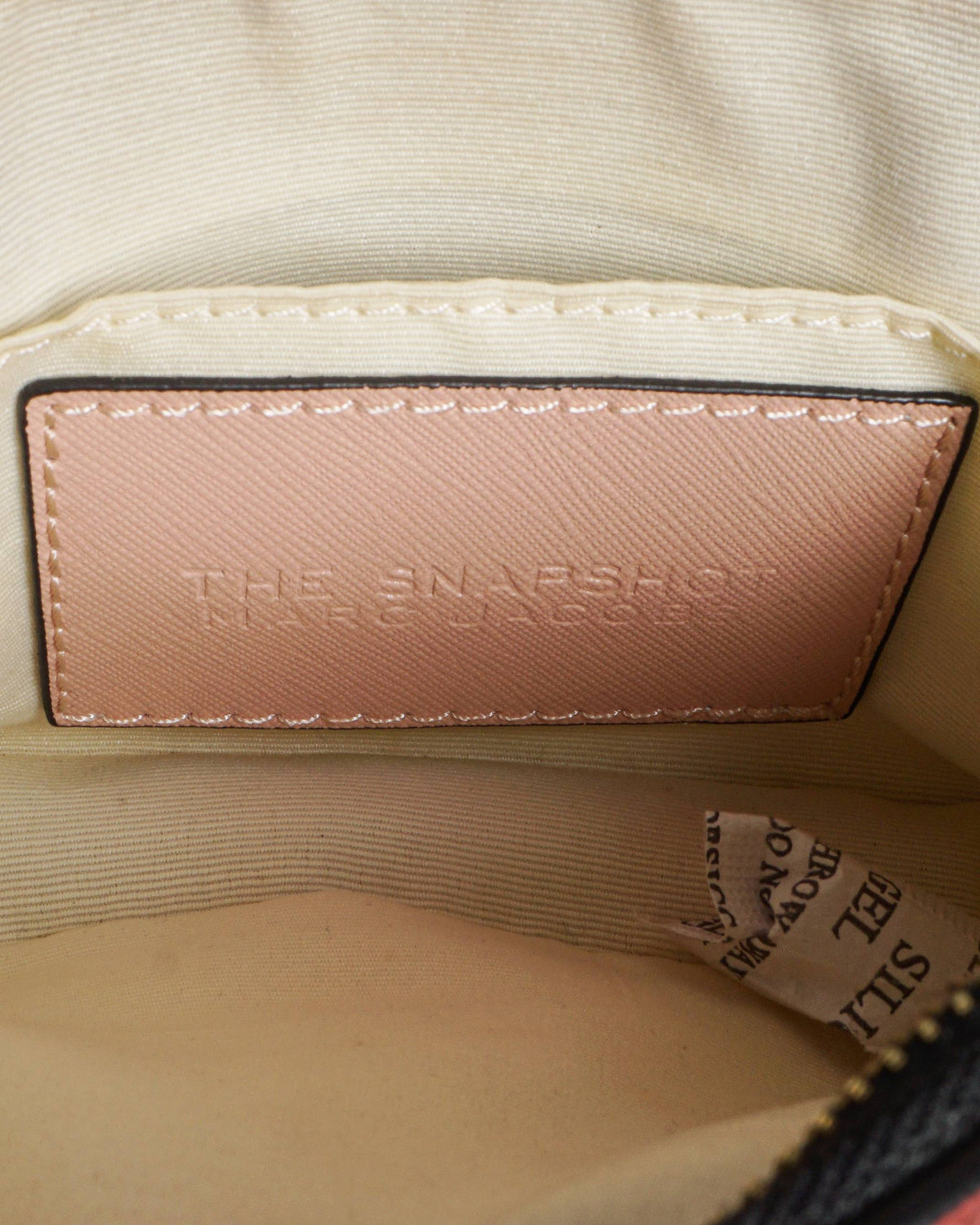 Marc Jacobs Dusty Rose Pink Saffiano Leather Snapshot Bag