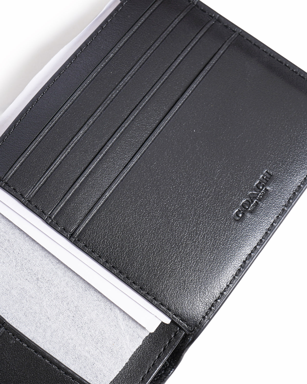 Coach 3 In 1 Signature Embossed Compact Bifold Wallet