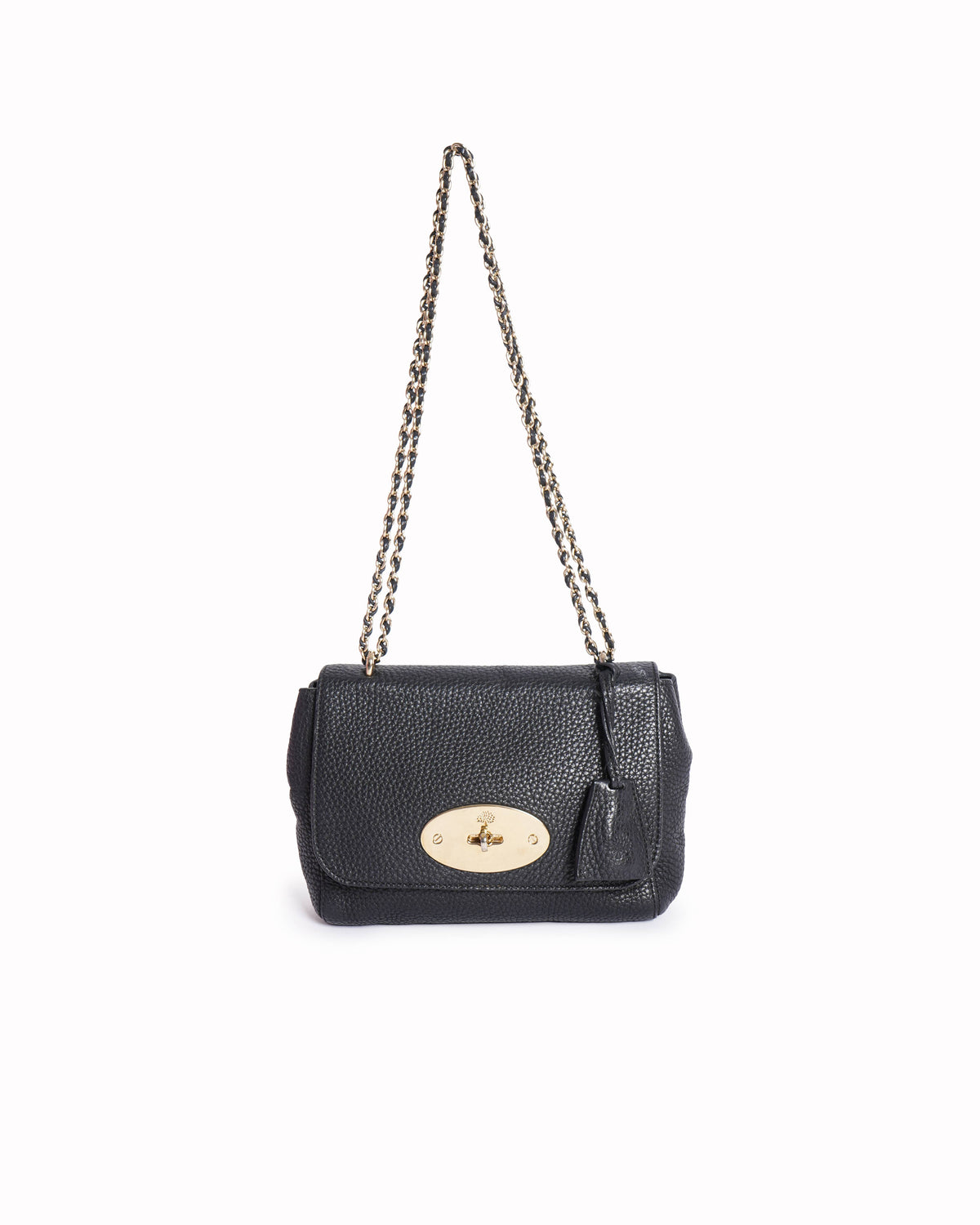Mulberry Lily chain leather shoulder bag