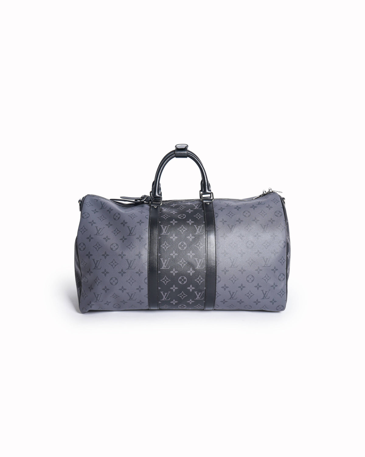 Louis Vuitton Keepall Bandoulière Monogram Eclipse Duffle Bag