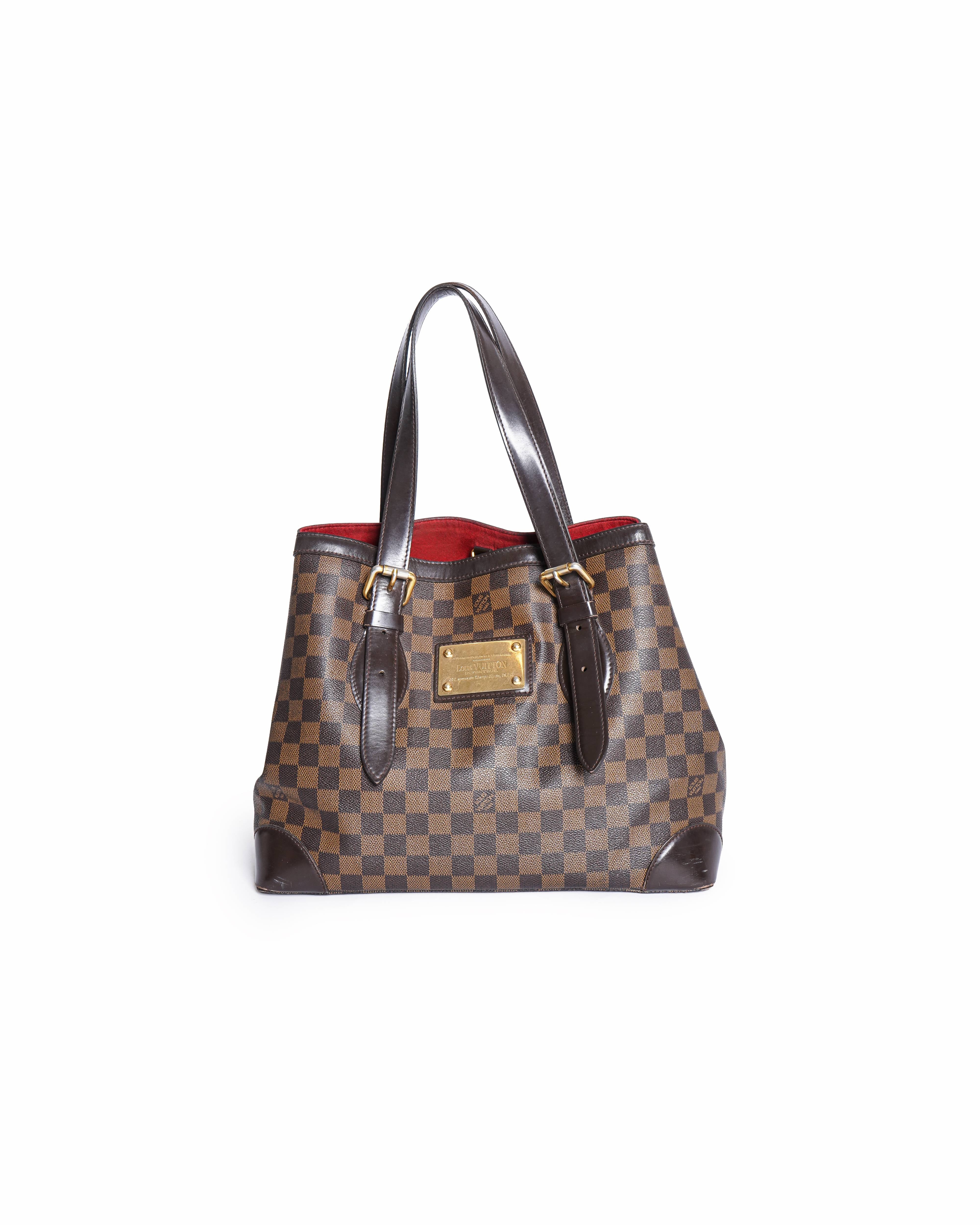 Louis Vuitton Damier Ebene Canvas Hampstead MM Bag