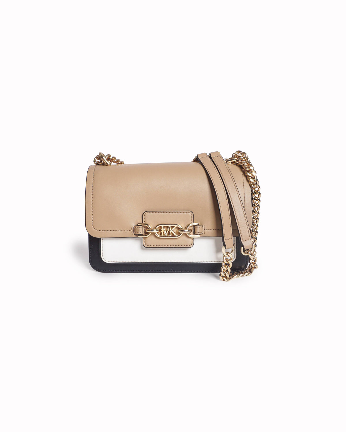 Michael Kors Heather Colorblock Leather Shoulder Bag