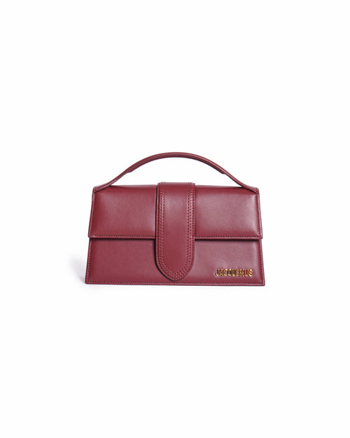 Jacquemus Le Grand Bambino Crossbody Bag In Maroon