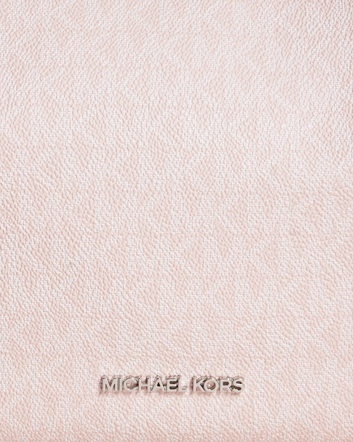 Michael Kors Monogram Cora Hobo Bag In Pink