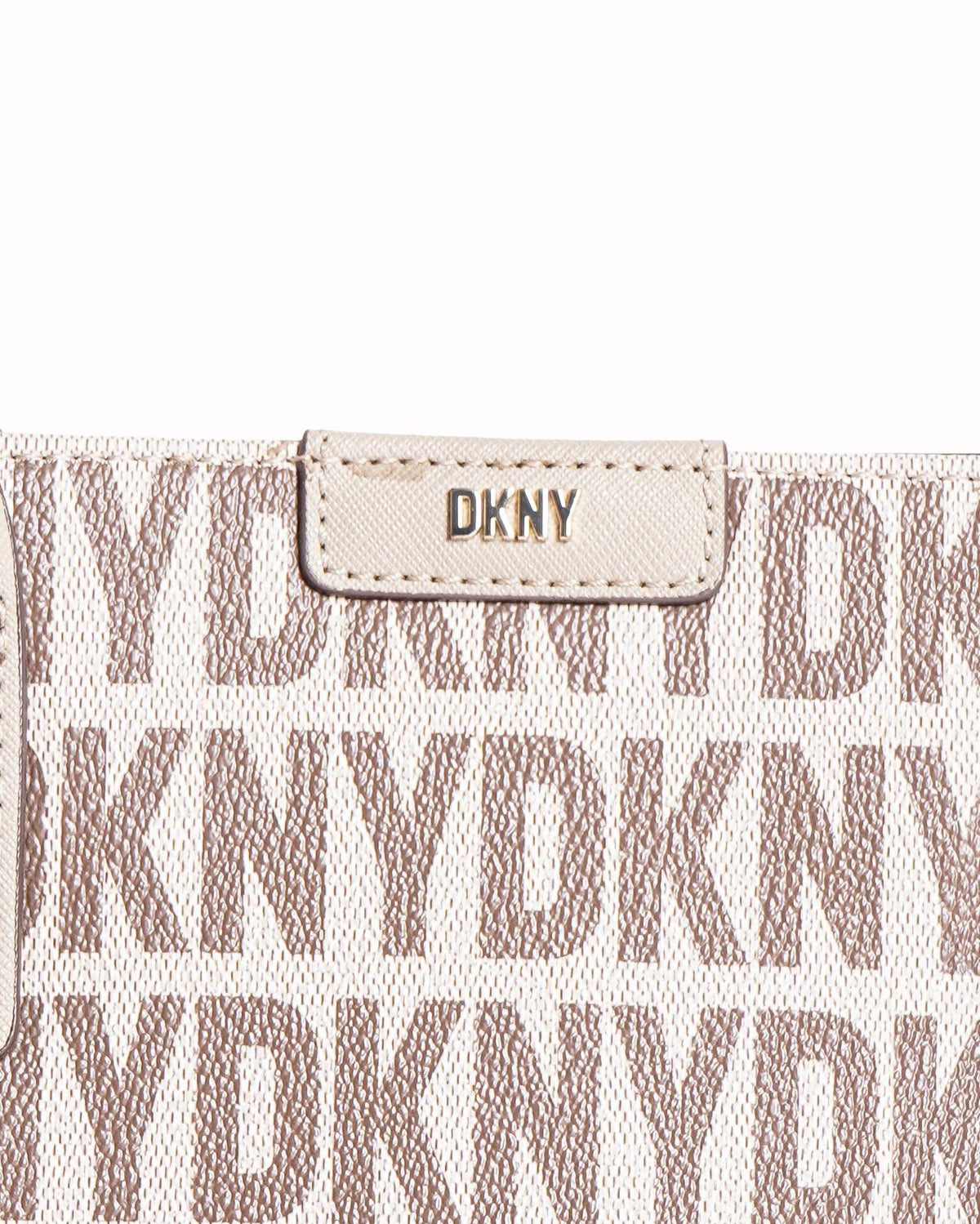 New DKNY grey & beige monogram tote bag