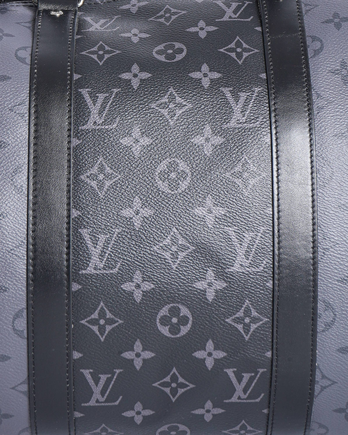 Louis Vuitton Keepall Bandoulière Monogram Eclipse Duffle Bag