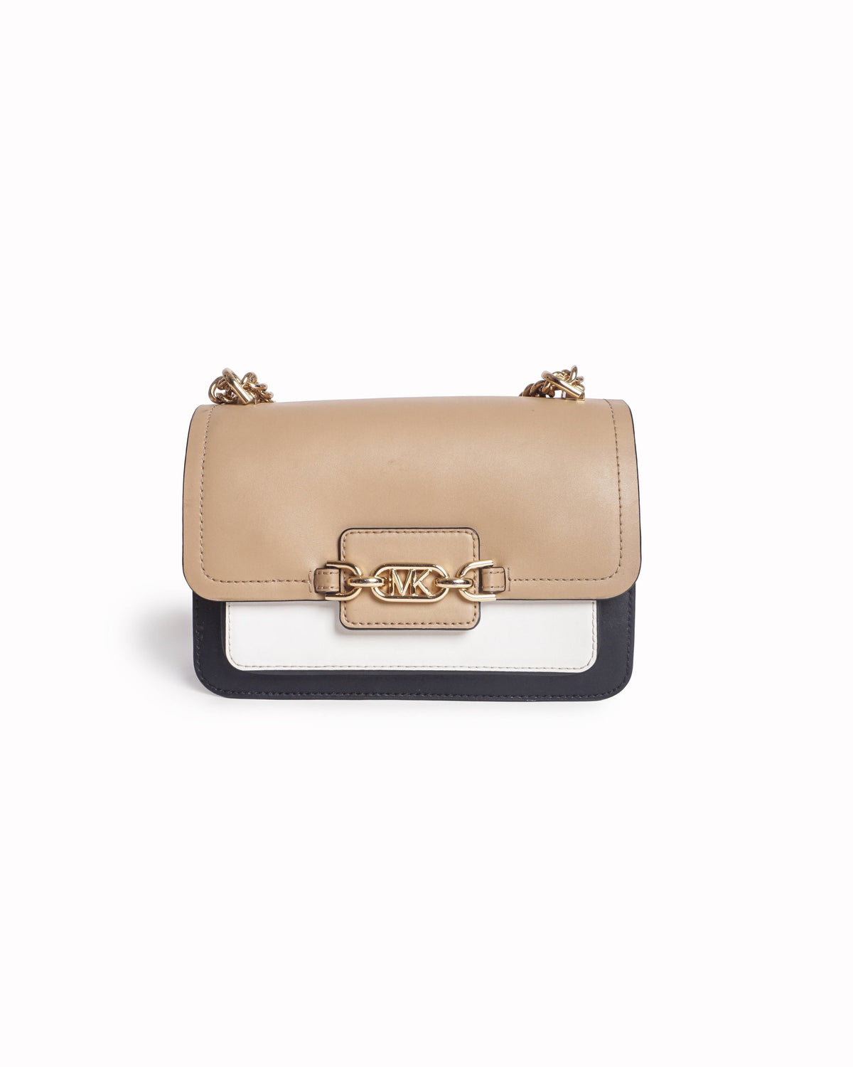 Michael Kors Heather Colorblock Leather Shoulder Bag