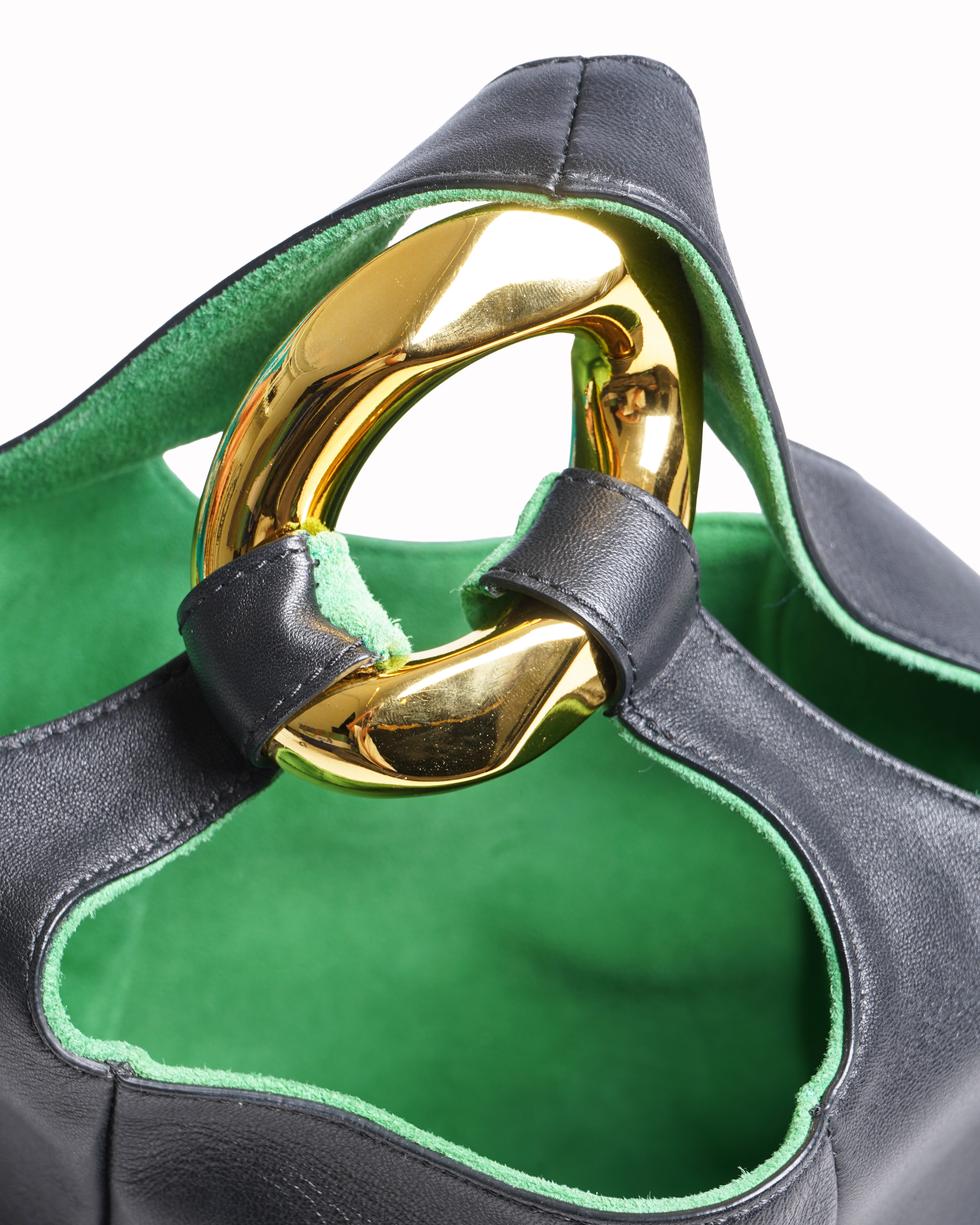 JW Anderson Lambskin Chain Closure Pochette crossbody bag