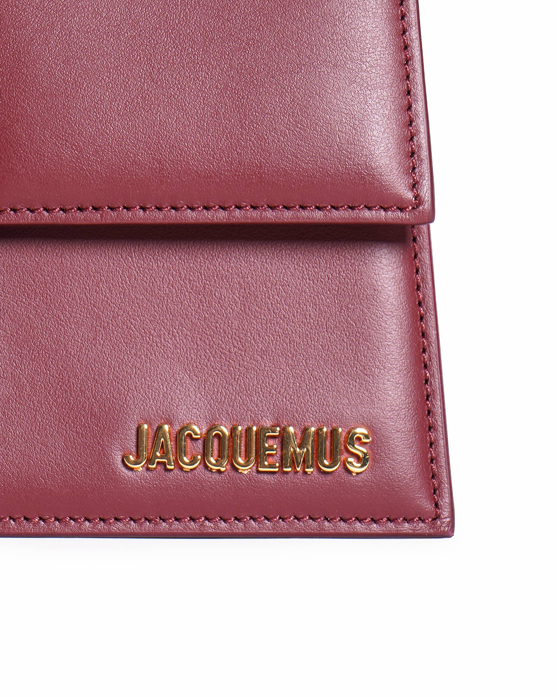 Jacquemus Le Grand Bambino Crossbody Bag In Maroon