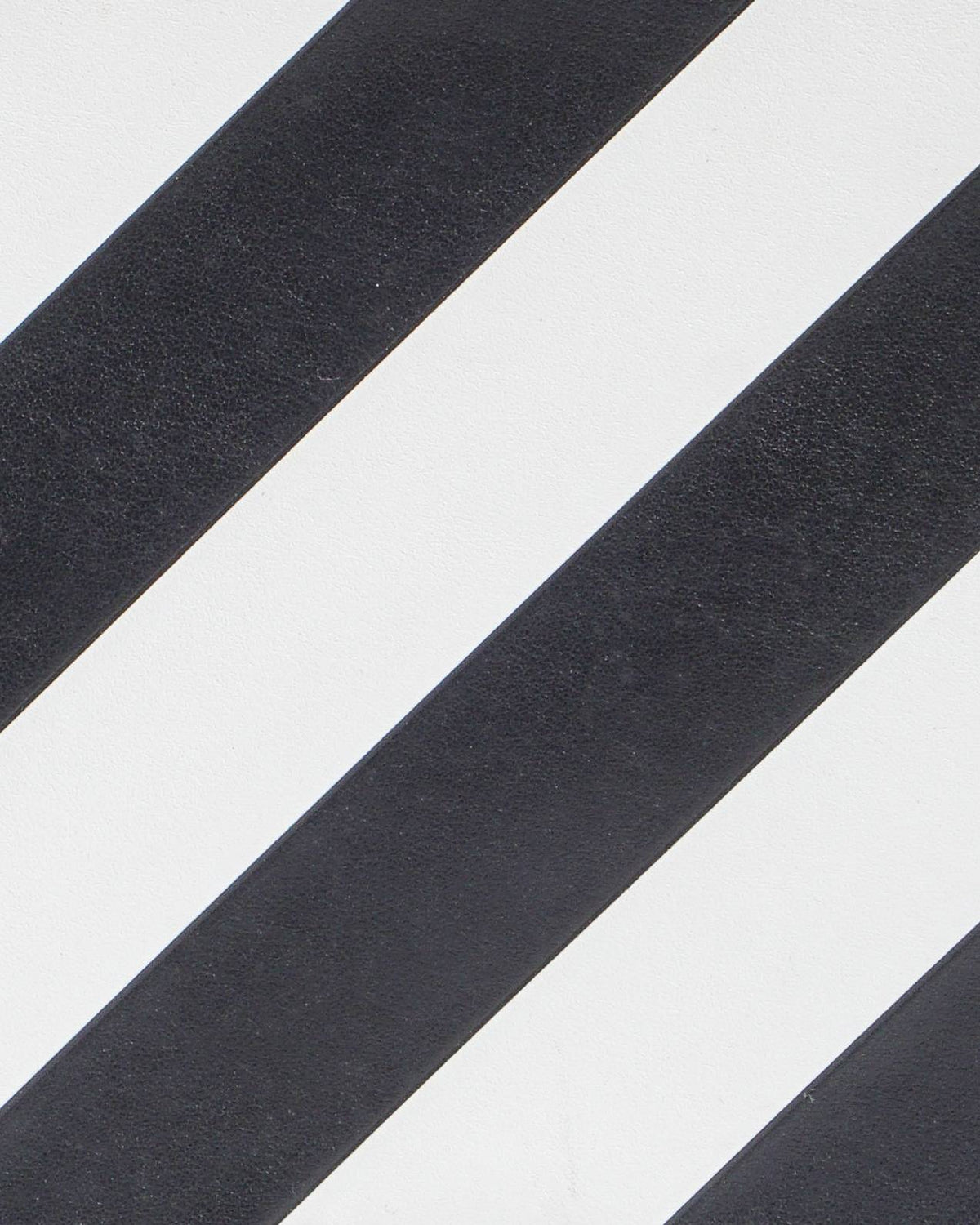 Off-White Black & White Diag Stripe Leather Tote Bag