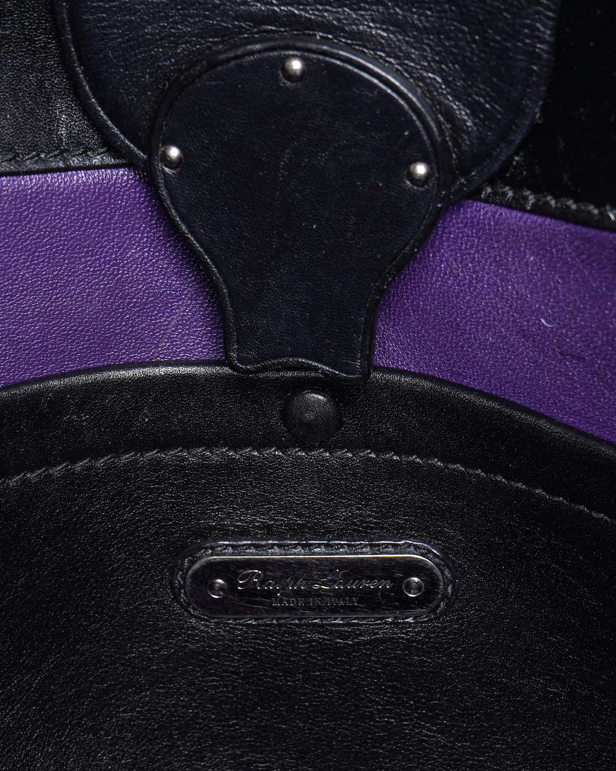 Ralph Lauren Collection
embossed-logo detail tote bag