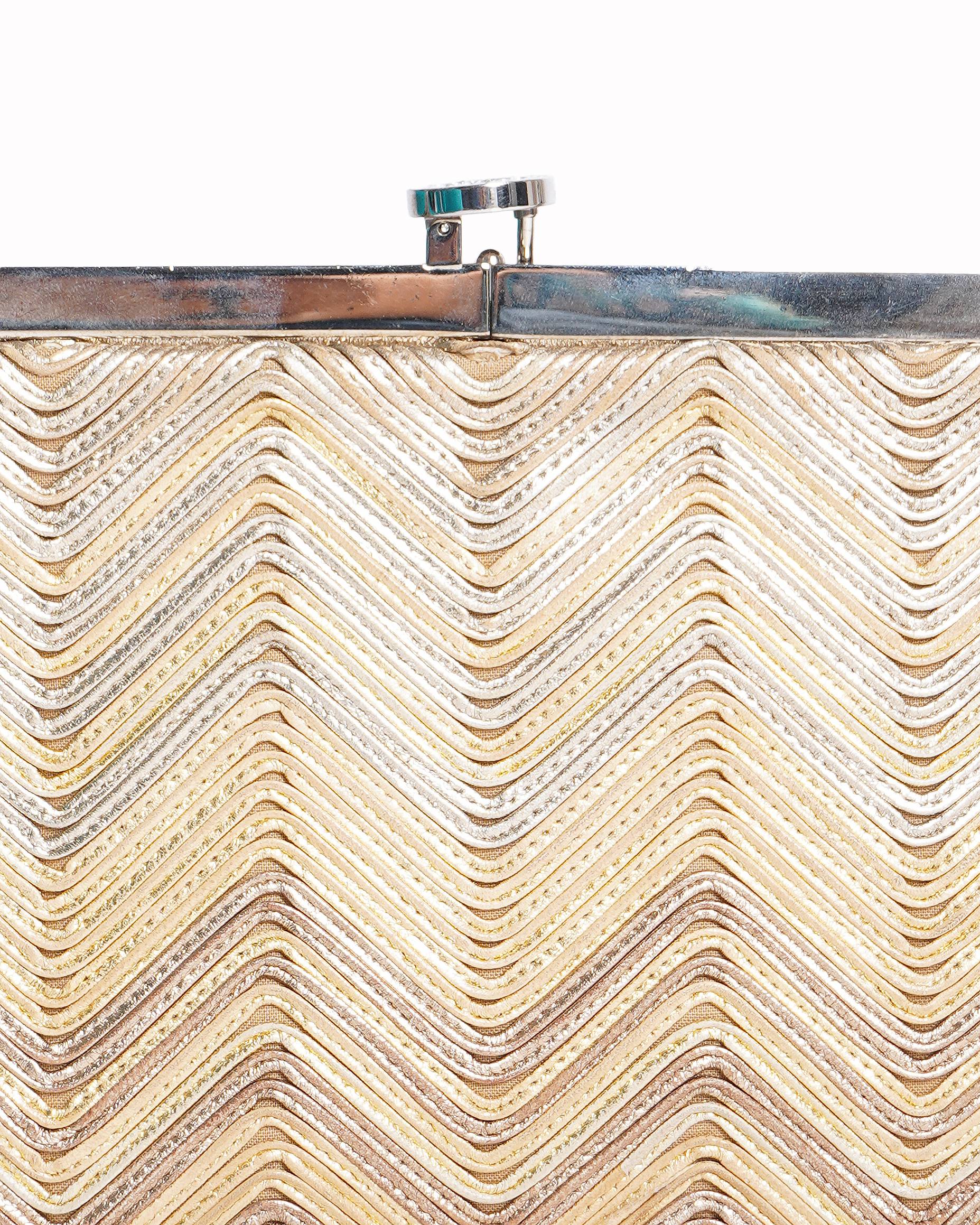 Bvlgari Gold-tone shoulder bag