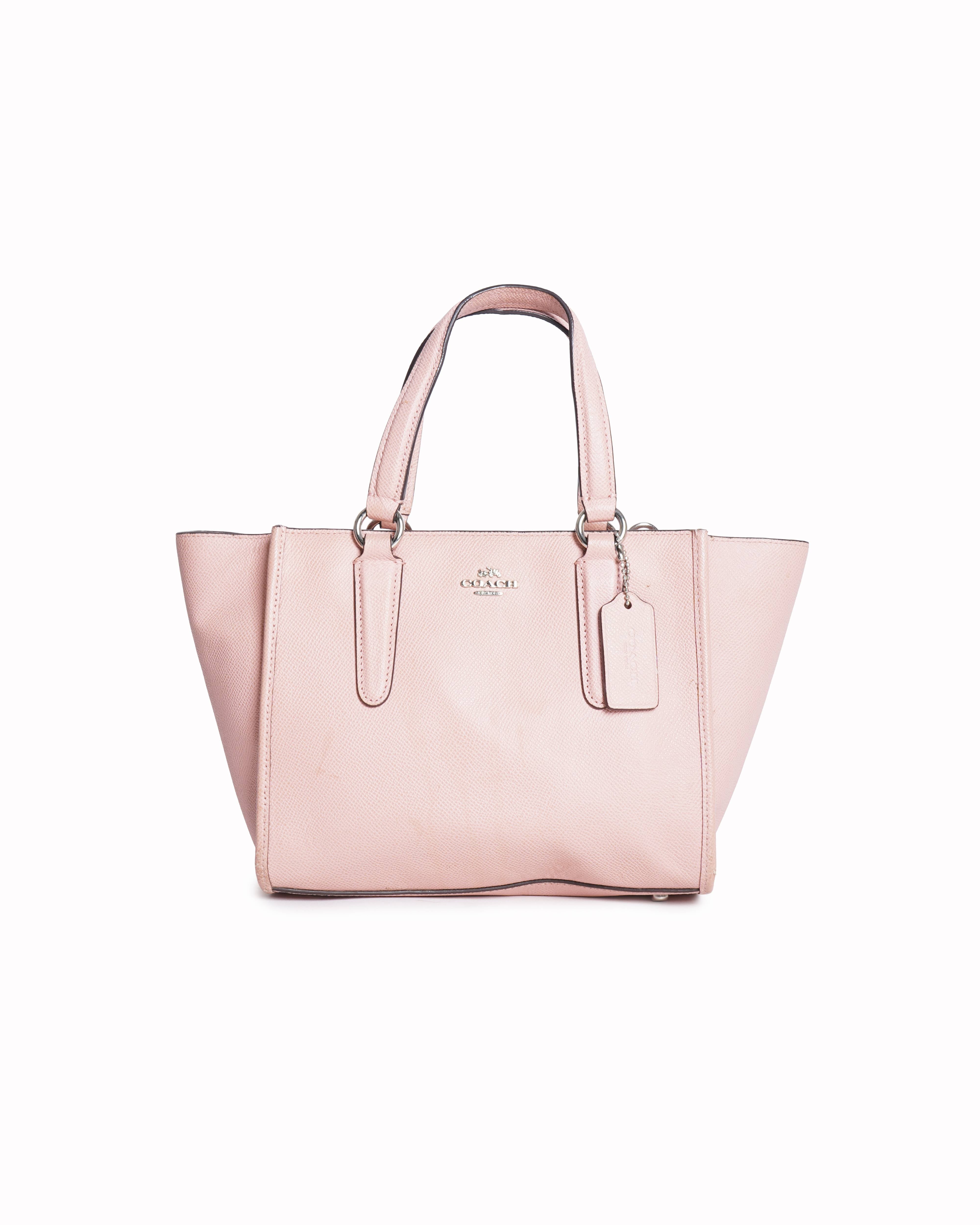Coach Medium Satchel Shoulder Bag In Pink