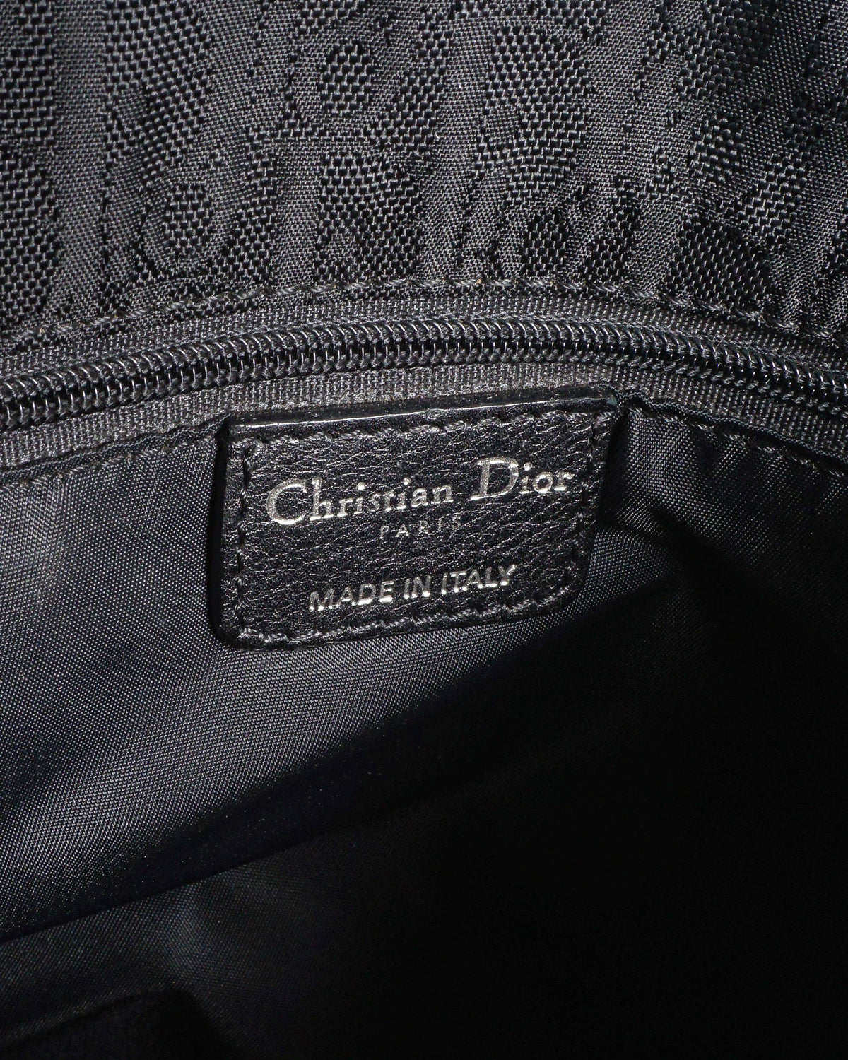 Dior Black Diorissimo Monogram Canvas Charming Satchel Bag
